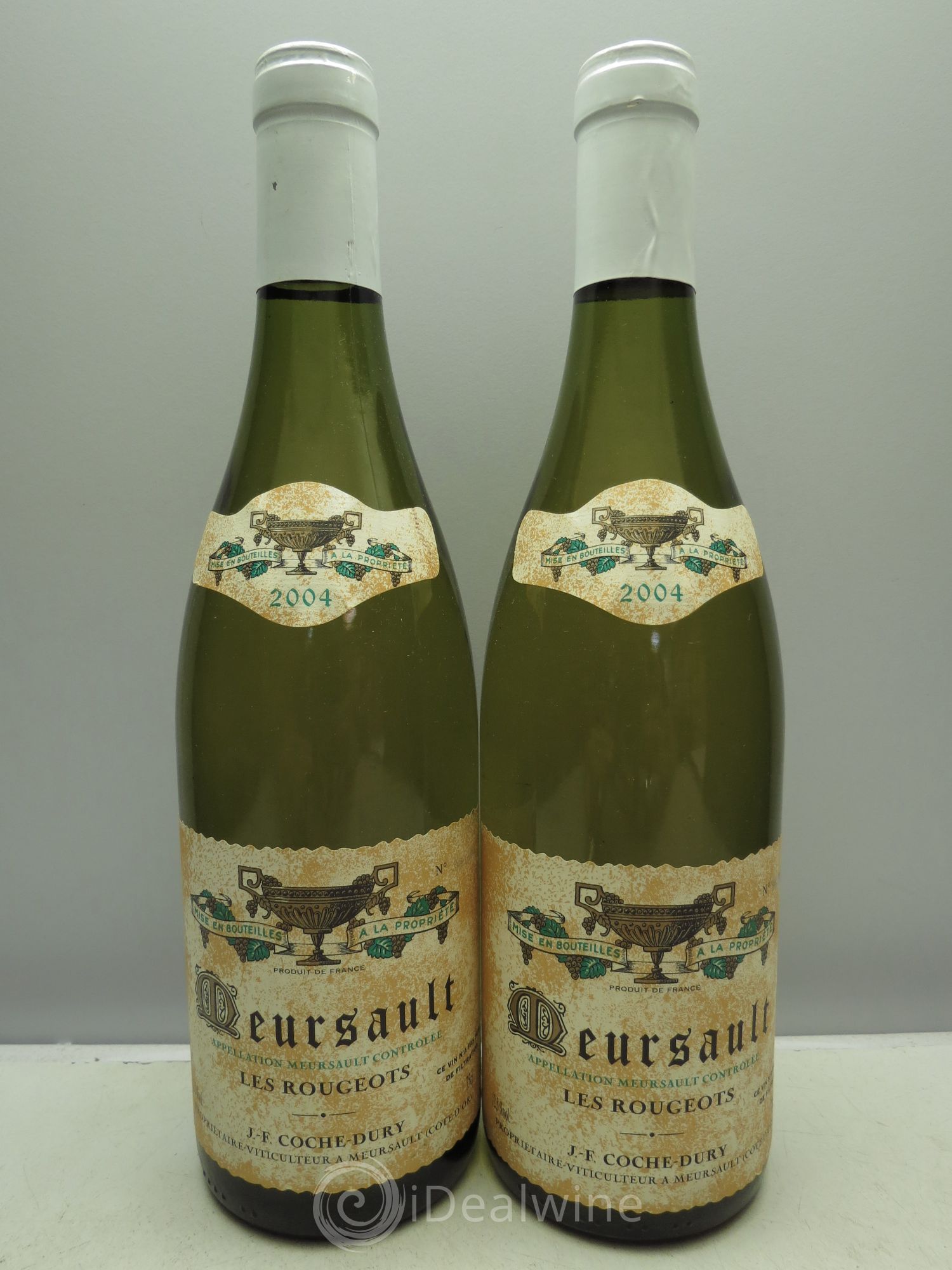 Meursault Les Rougeots Coche Dury (Domaine) 2004 - Lot de 2 bouteilles - 0