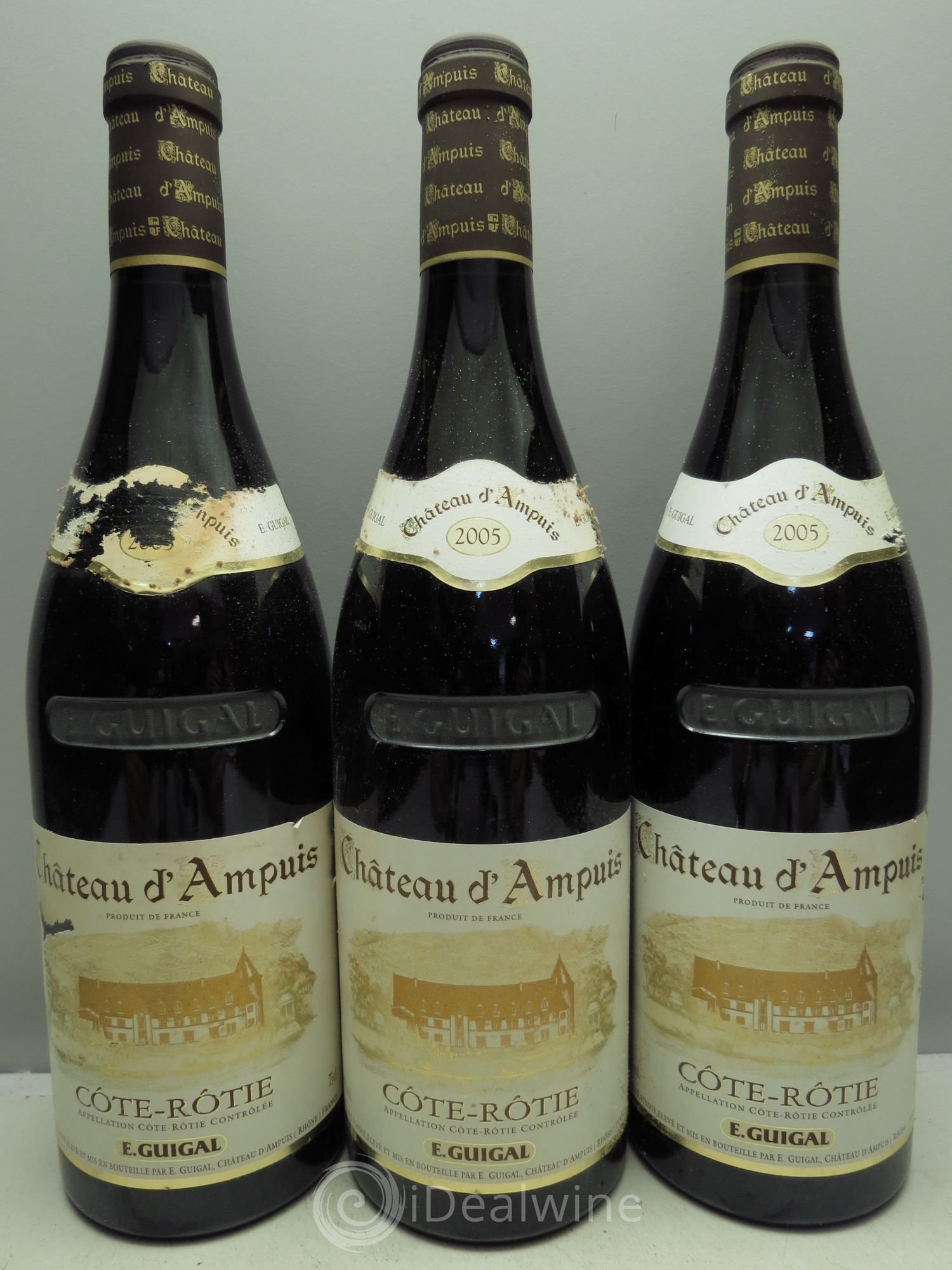 Côte-Rôtie Château d'Ampuis Guigal 2005 - Lot de 3 bouteilles - 0