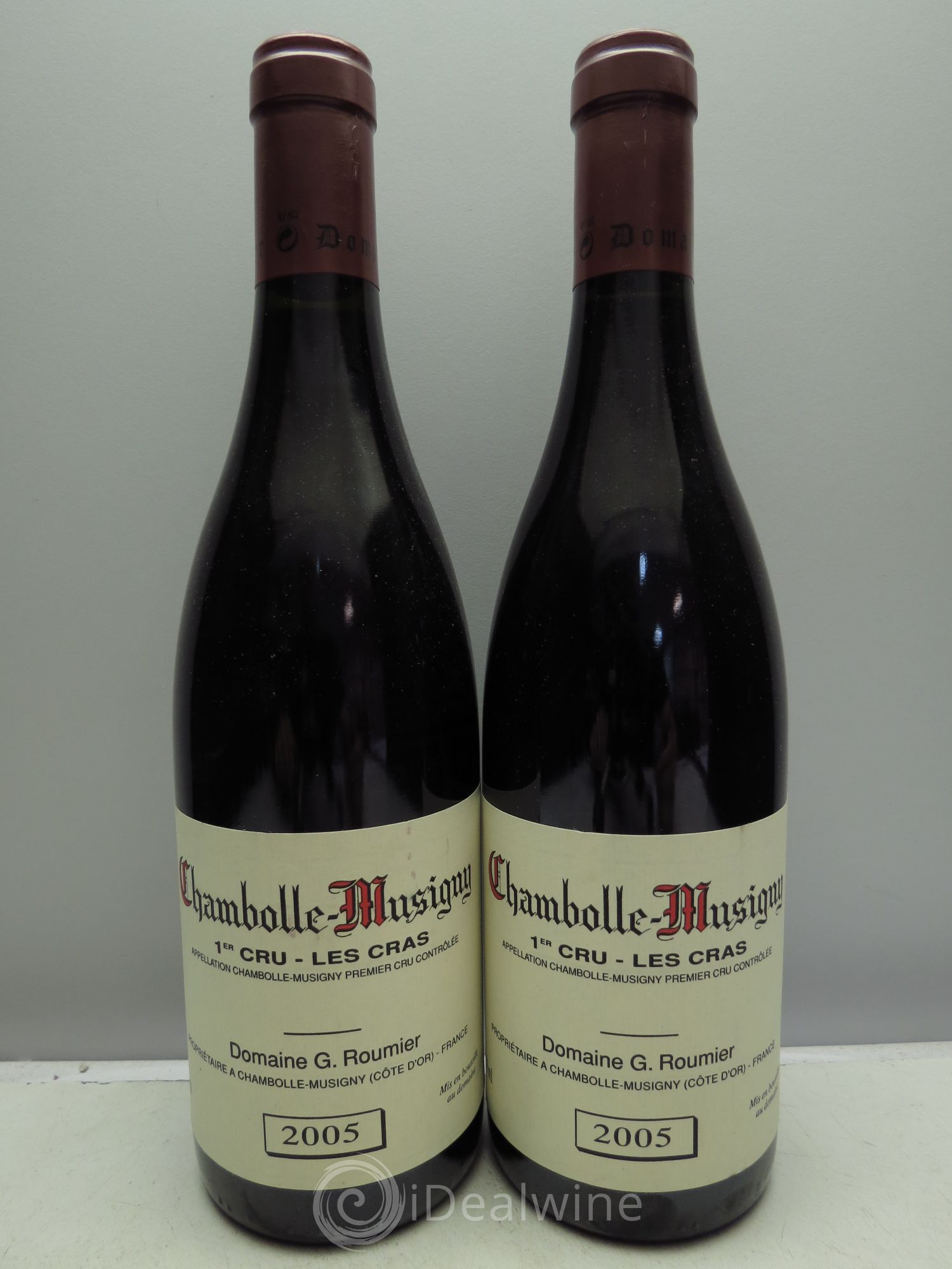 Chambolle-Musigny 1er Cru Les Cras Georges Roumier (Domaine) 2005 - Lot de 2 bouteilles - 0