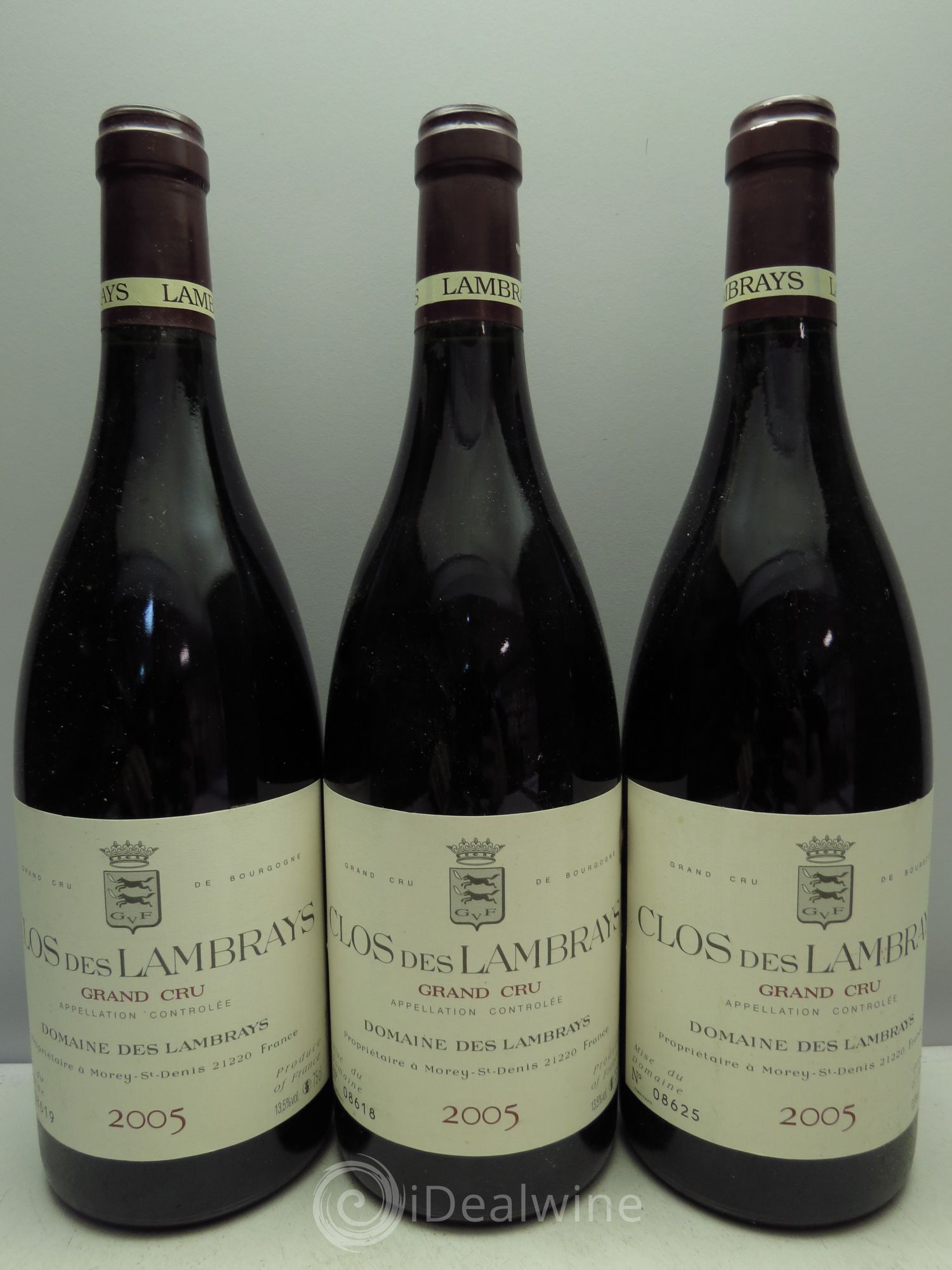 Clos des Lambrays Grand Cru Domaine des Lambrays 2005 - Lot de 3 bouteilles - 0