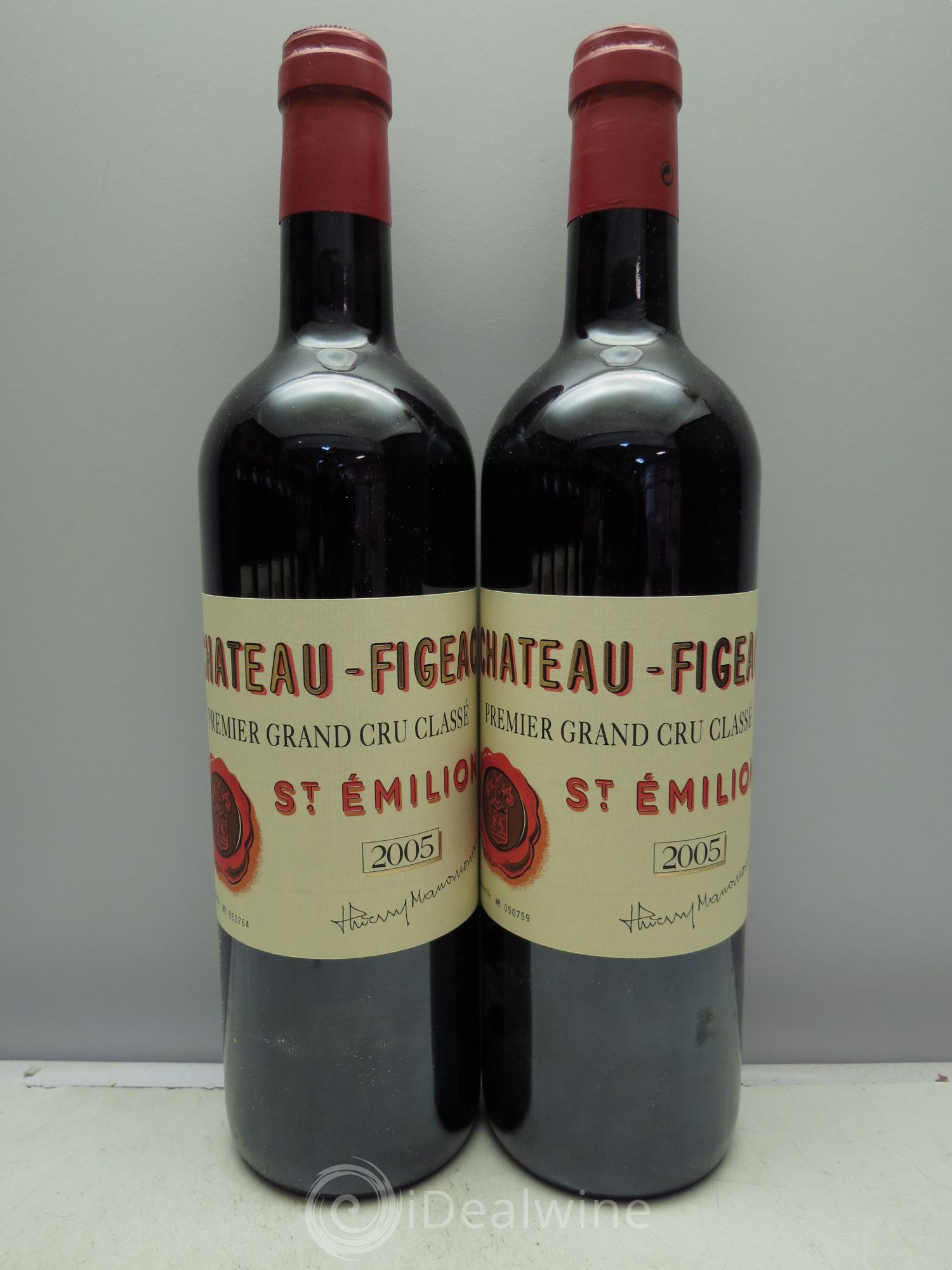 Château Figeac 1er Grand Cru Classé A 2005 - Lot de 12 bouteilles - 1