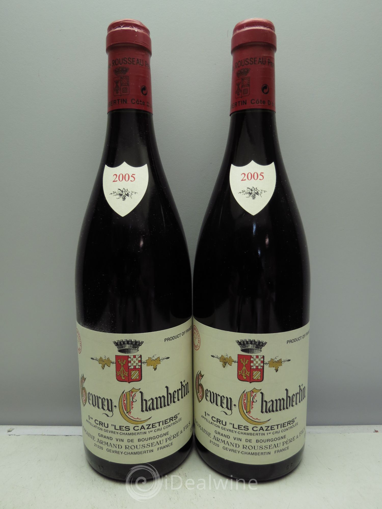 Gevrey-Chambertin 1er Cru Les Cazetiers Armand Rousseau (Domaine) 2005 - Lot de 2 bouteilles - 0
