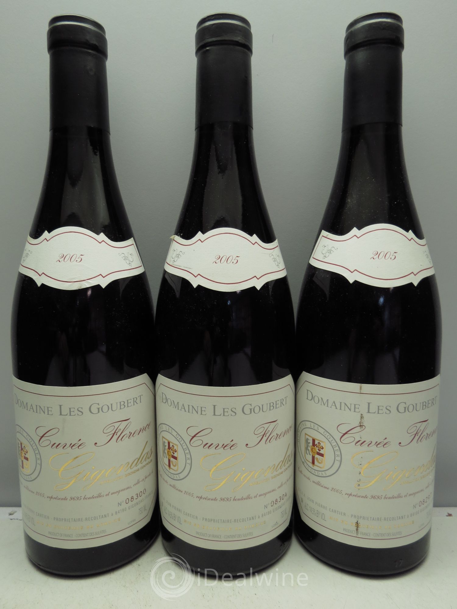 Gigondas Cuvée Florence Les Goubert (Domaine) 2005 - Lot de 3 bouteilles - 0