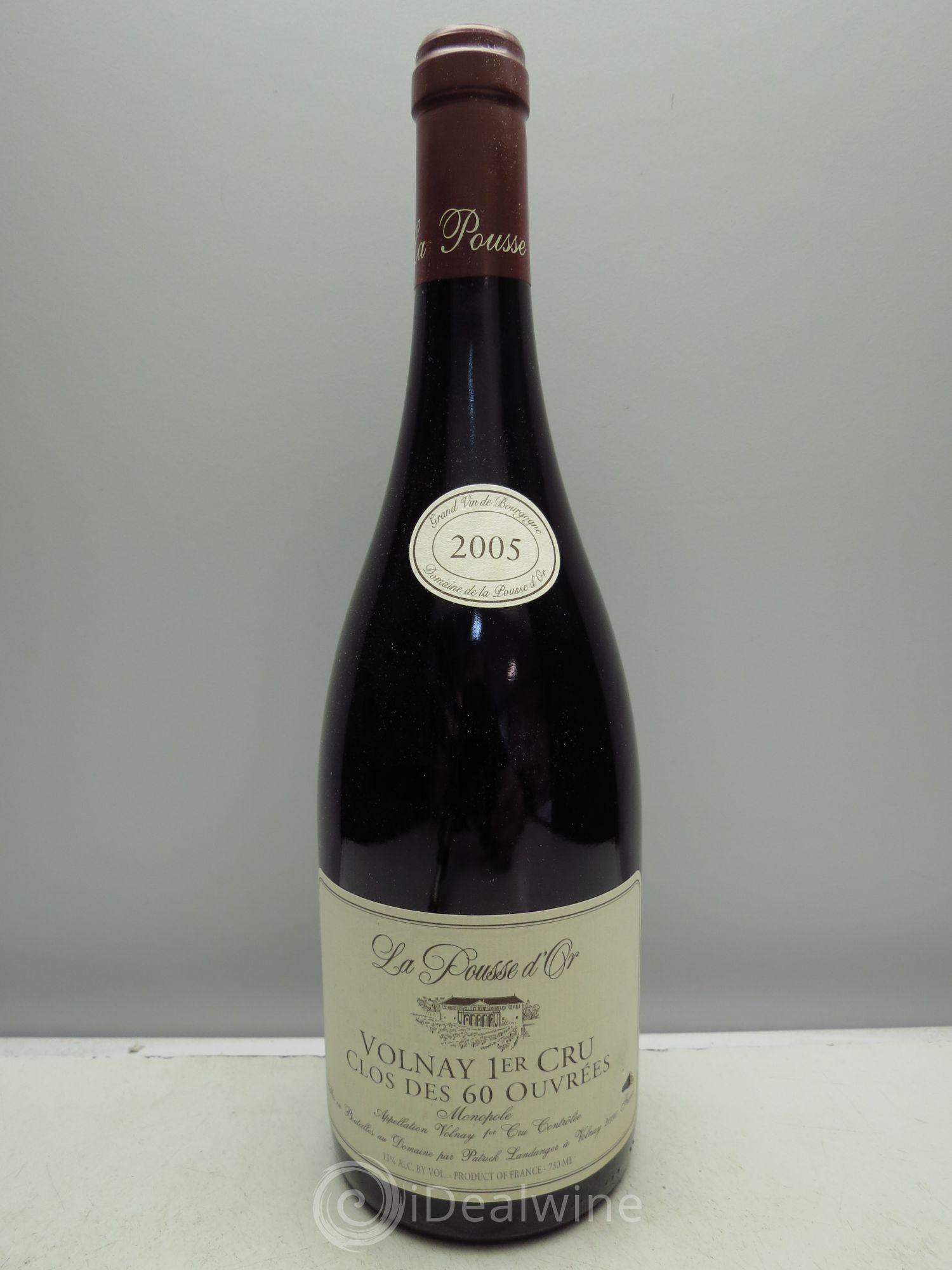 Volnay 1er Cru Clos des 60 ouvrées La Pousse d'Or (Domaine de) 2005 - Lot de 6 bouteilles - 0