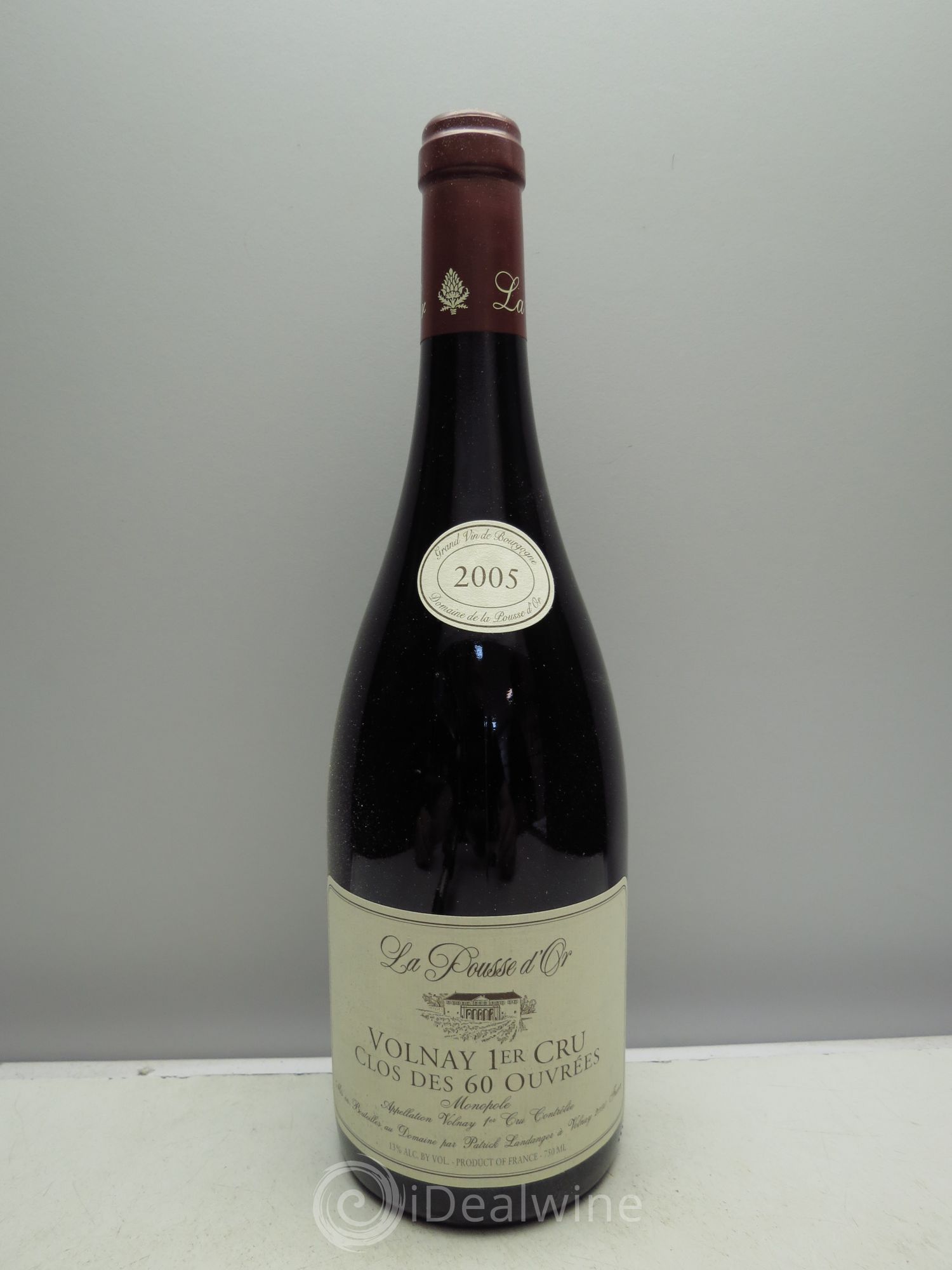 Volnay 1er Cru Clos des 60 ouvrées La Pousse d'Or (Domaine de) 2005 - Lot de 1 bouteille - 0