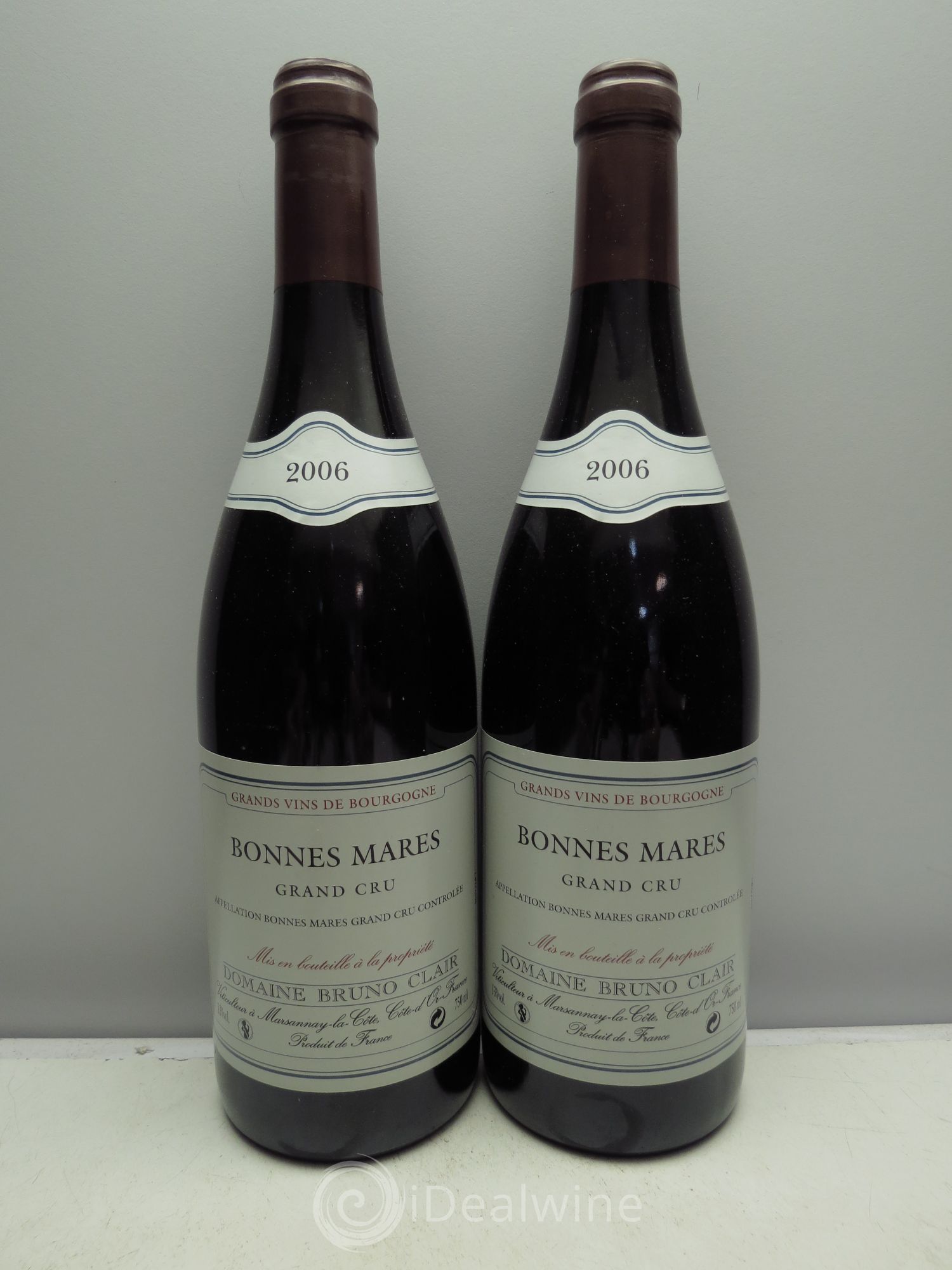 Bonnes-Mares Grand Cru Bruno Clair (Domaine) 2006 - Lot de 2 bouteilles - 0