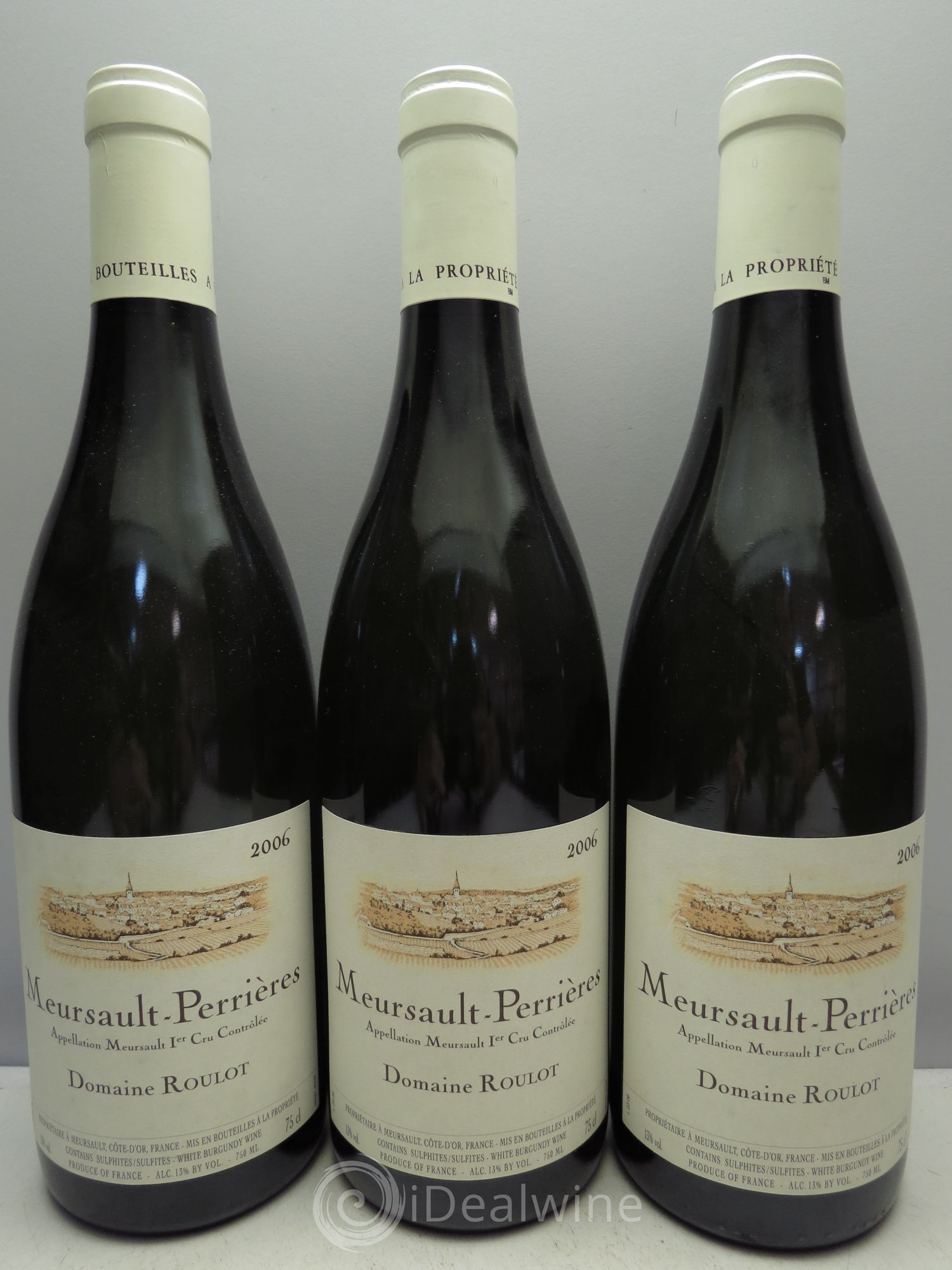 Meursault 1er Cru Perrières Roulot (Domaine) 2006 - Lot de 3 bouteilles - 0