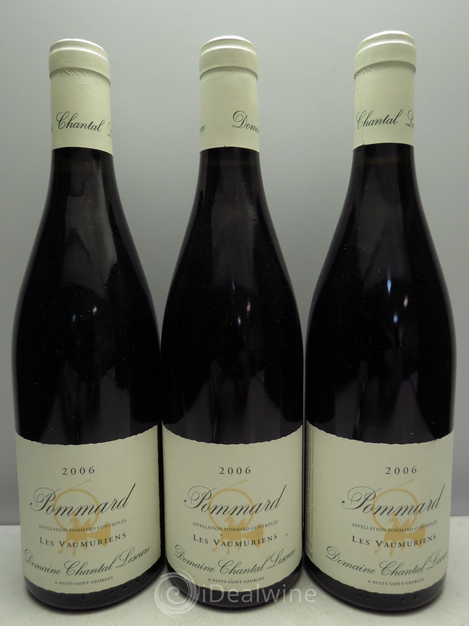 Pommard Les Vaumuriens Chantal Lescure 2006 - Lot de 3 bouteilles - 0