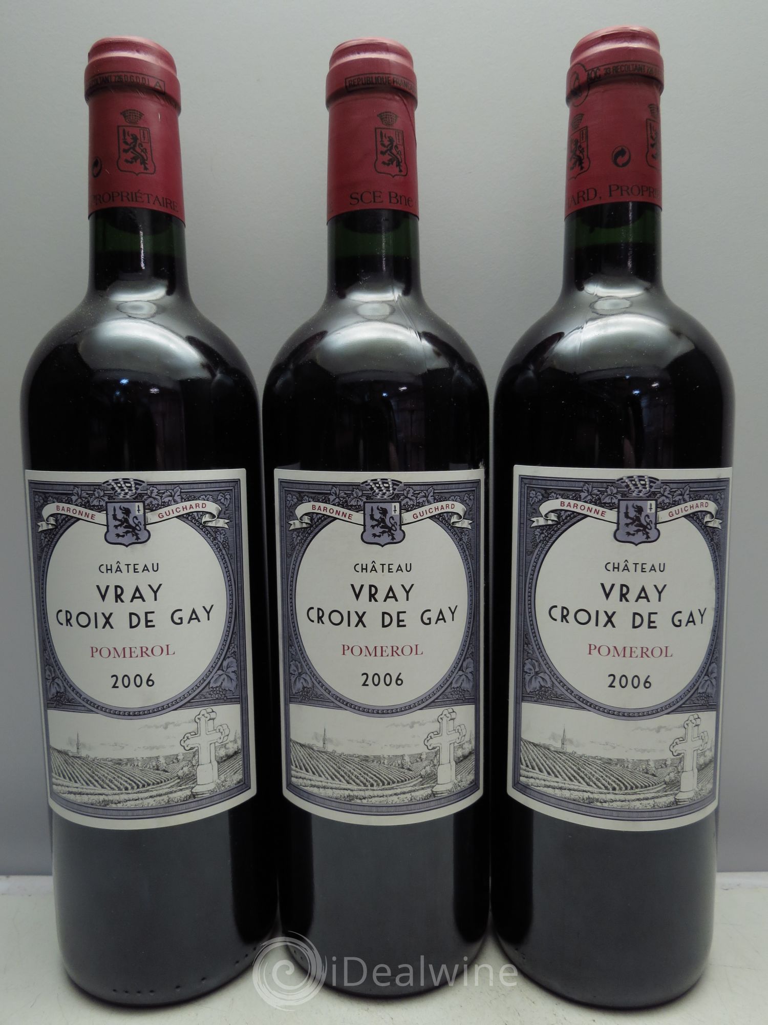 Château Vray Croix de Gay 2006 - Lot de 3 bouteilles - 0