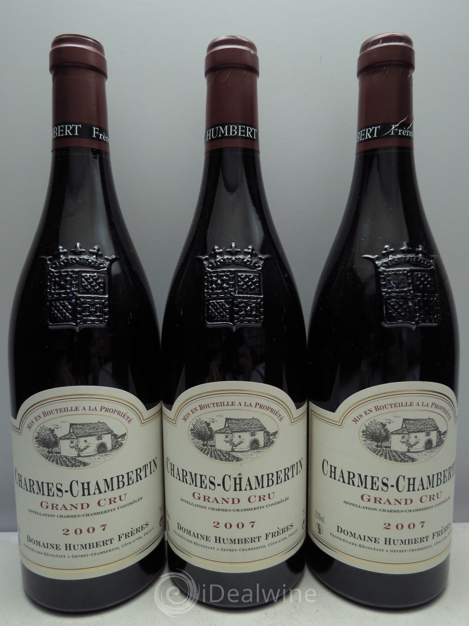 Charmes-Chambertin Grand Cru Humbert Frères 2007 - Lot de 3 bouteilles - 0