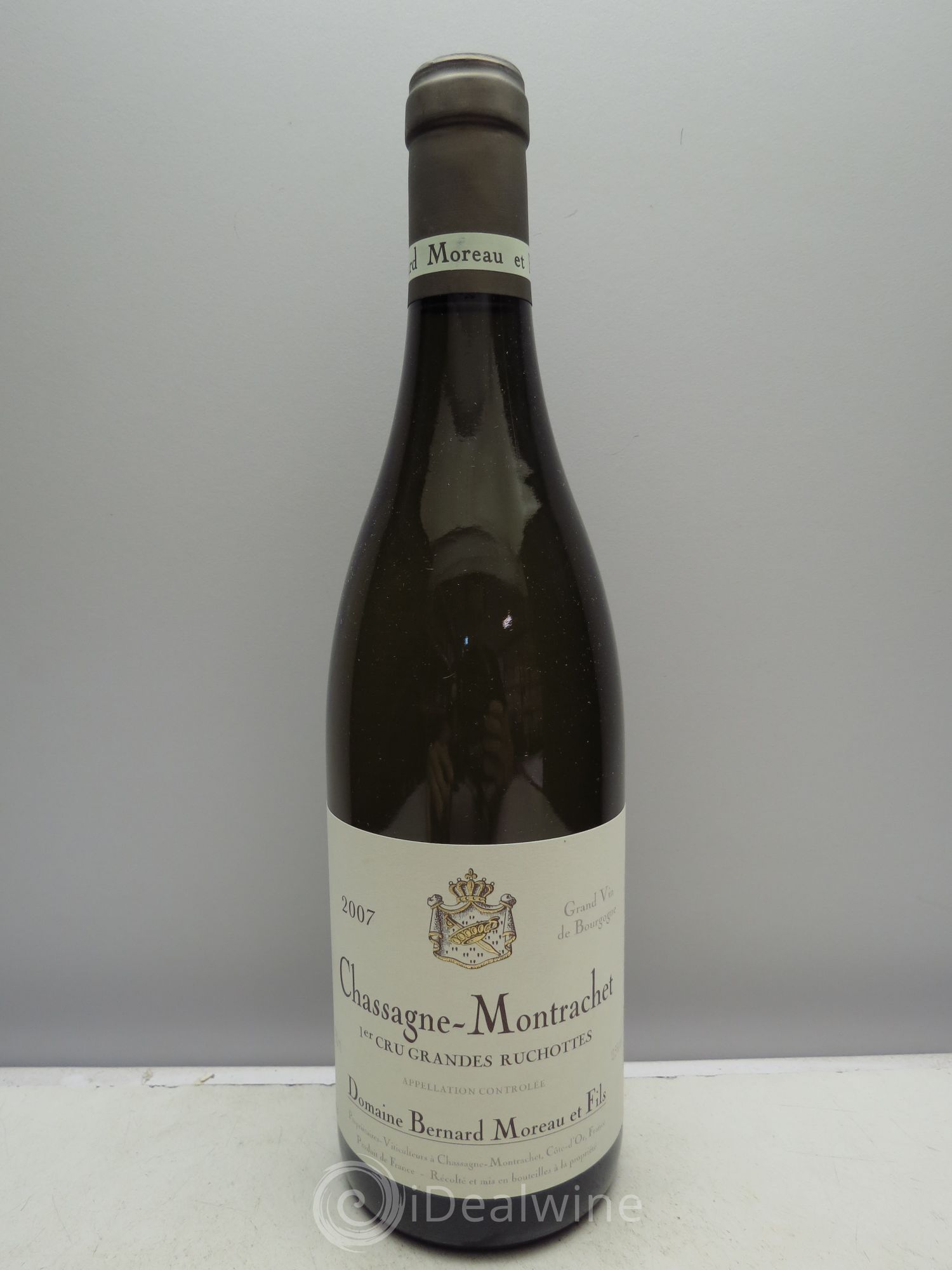 Chassagne-Montrachet 1er Cru B.Moreau 2007 - Posten von 1 Flasche - 0