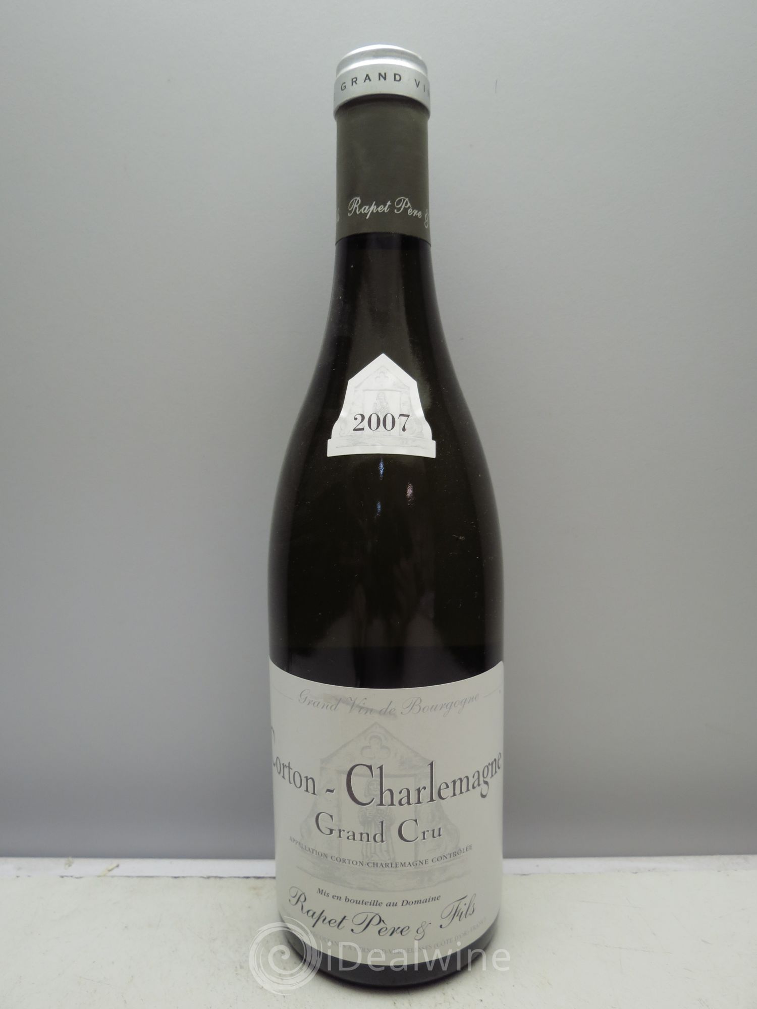 Corton-Charlemagne Grand Cru Rapet Père & Fils 2007 - Lot de 1 bouteille - 0