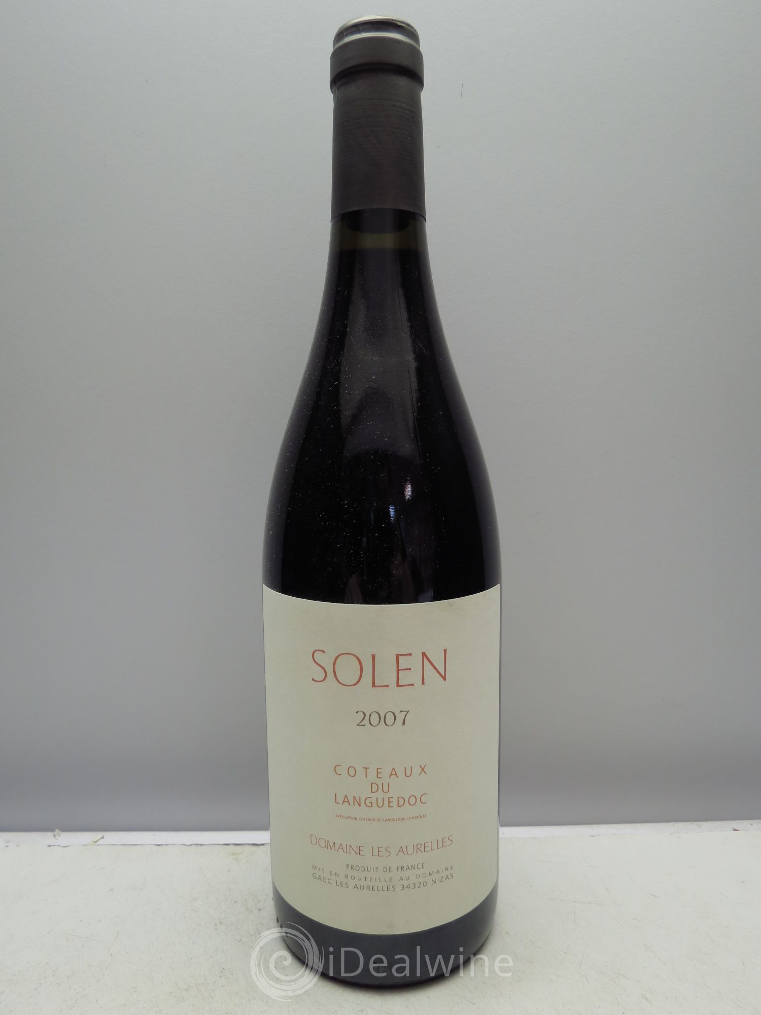 Coteaux du Languedoc Solen Domaine les Aurelles 2007 - Lot de 1 bouteille - 0
