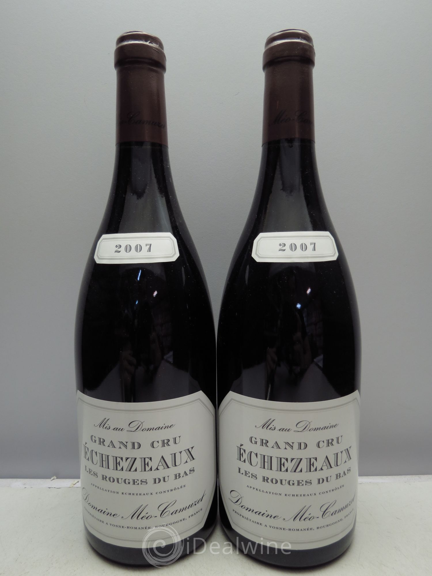 Echezeaux Grand Cru Les Rouges du Bas Méo-Camuzet (Domaine) Les Rouges du Bas 2007 - Lotto di 2 bottiglie - 0