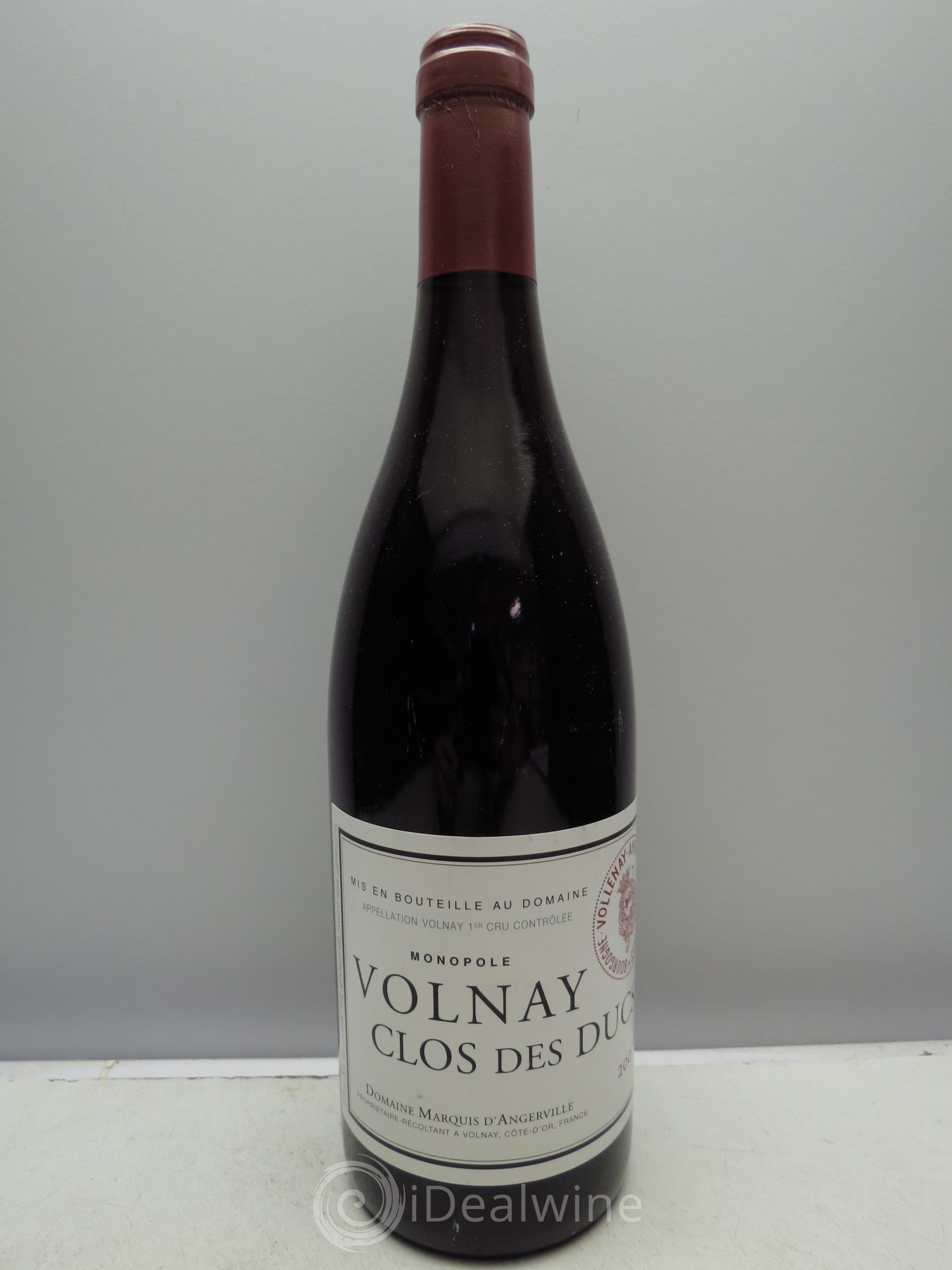 Volnay 1er Cru Clos des Ducs Marquis d'Angerville (Domaine) Monopole 2007 - Lot de 6 bouteilles - 0