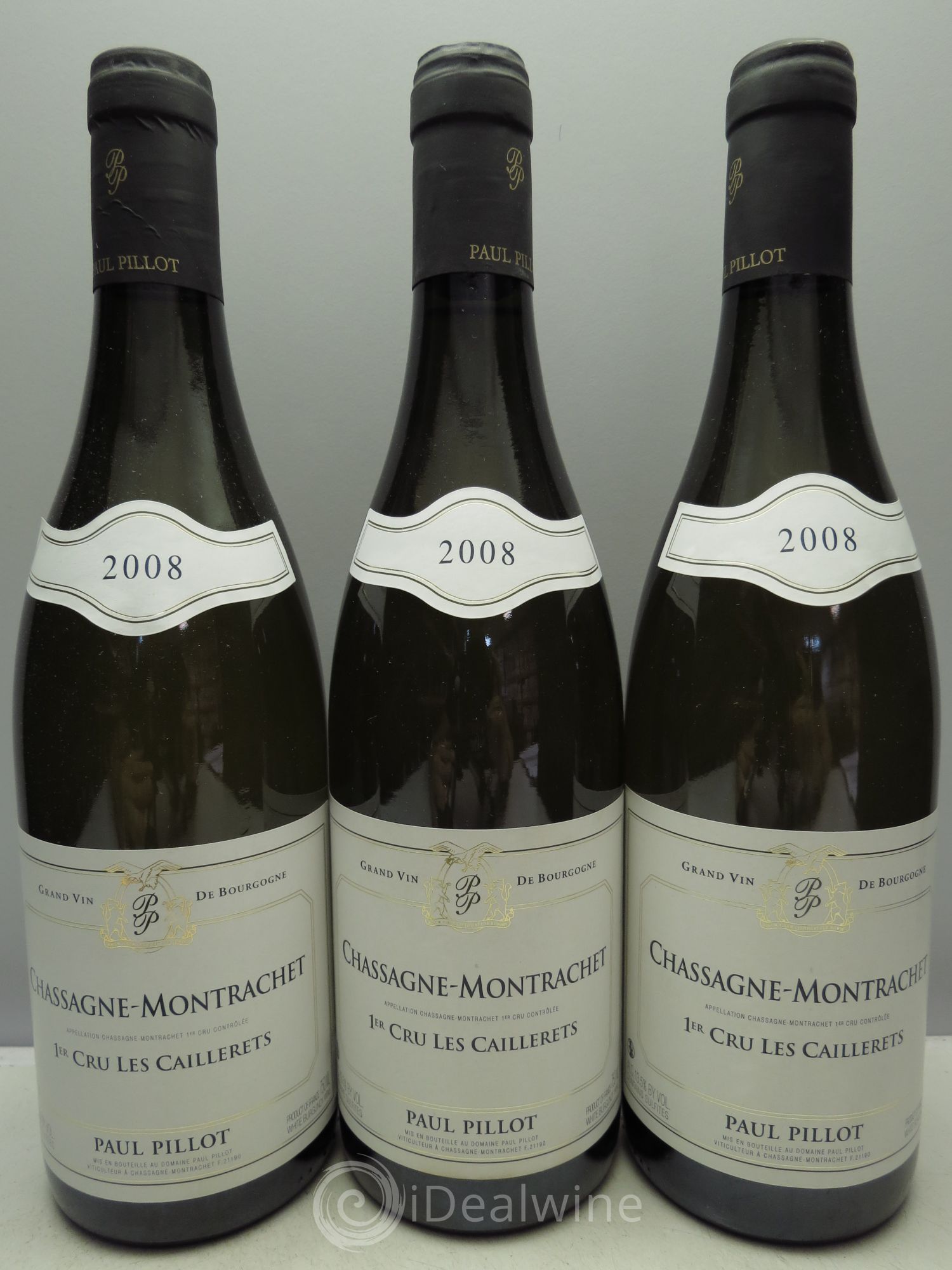 Chassagne-Montrachet 1er Cru 2008 - Lot de 3 bouteilles - 0