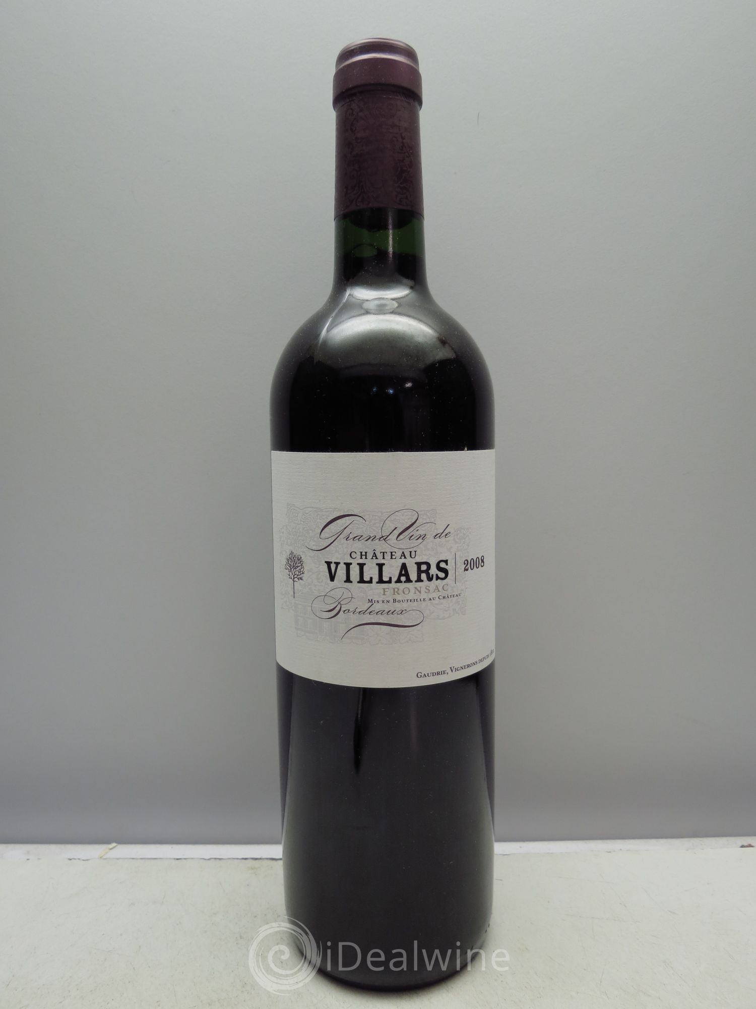 Fronsac Château Villars 2008 - Lot de 1 bouteille - 0