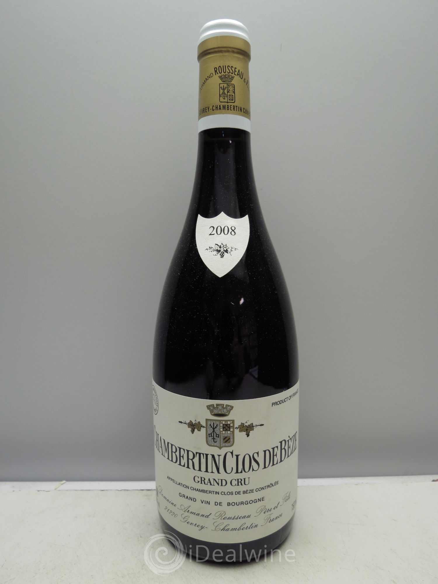 Chambertin Clos de Bèze Grand Cru Armand Rousseau (Domaine) 2008 - Lot de 1 bouteille - 0