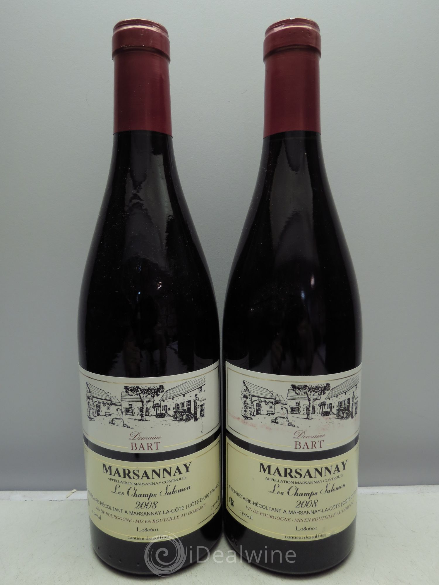 Marsannay Les Champs Salomon - Bart 2008 - Posten von 2 Flaschen - 0