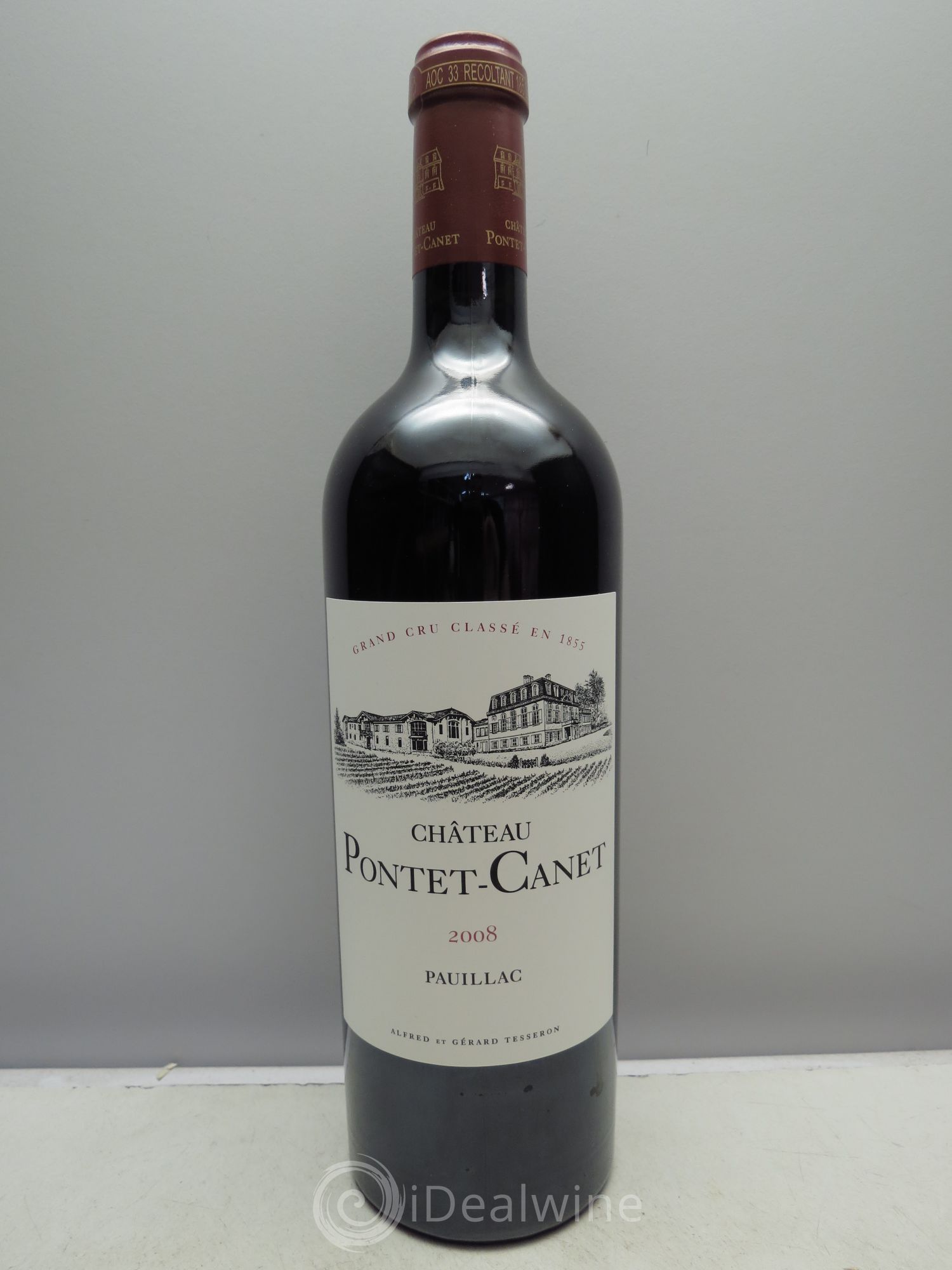 Château Pontet Canet 5ème Grand Cru Classé 2008 - Lot de 6 bouteilles - 0