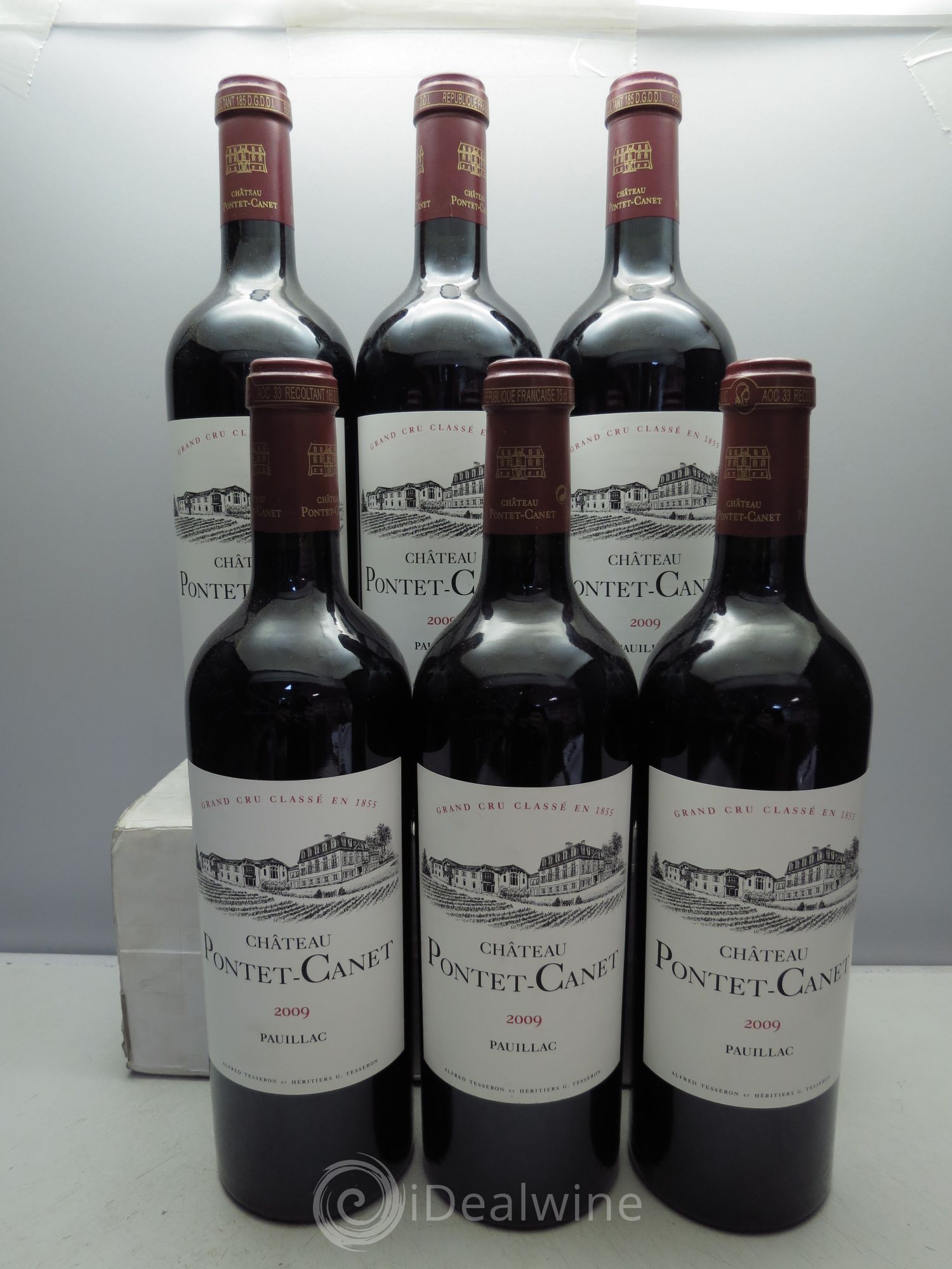 Château Pontet Canet 5ème Grand Cru Classé 2009 - Lot de 6 bouteilles - 0