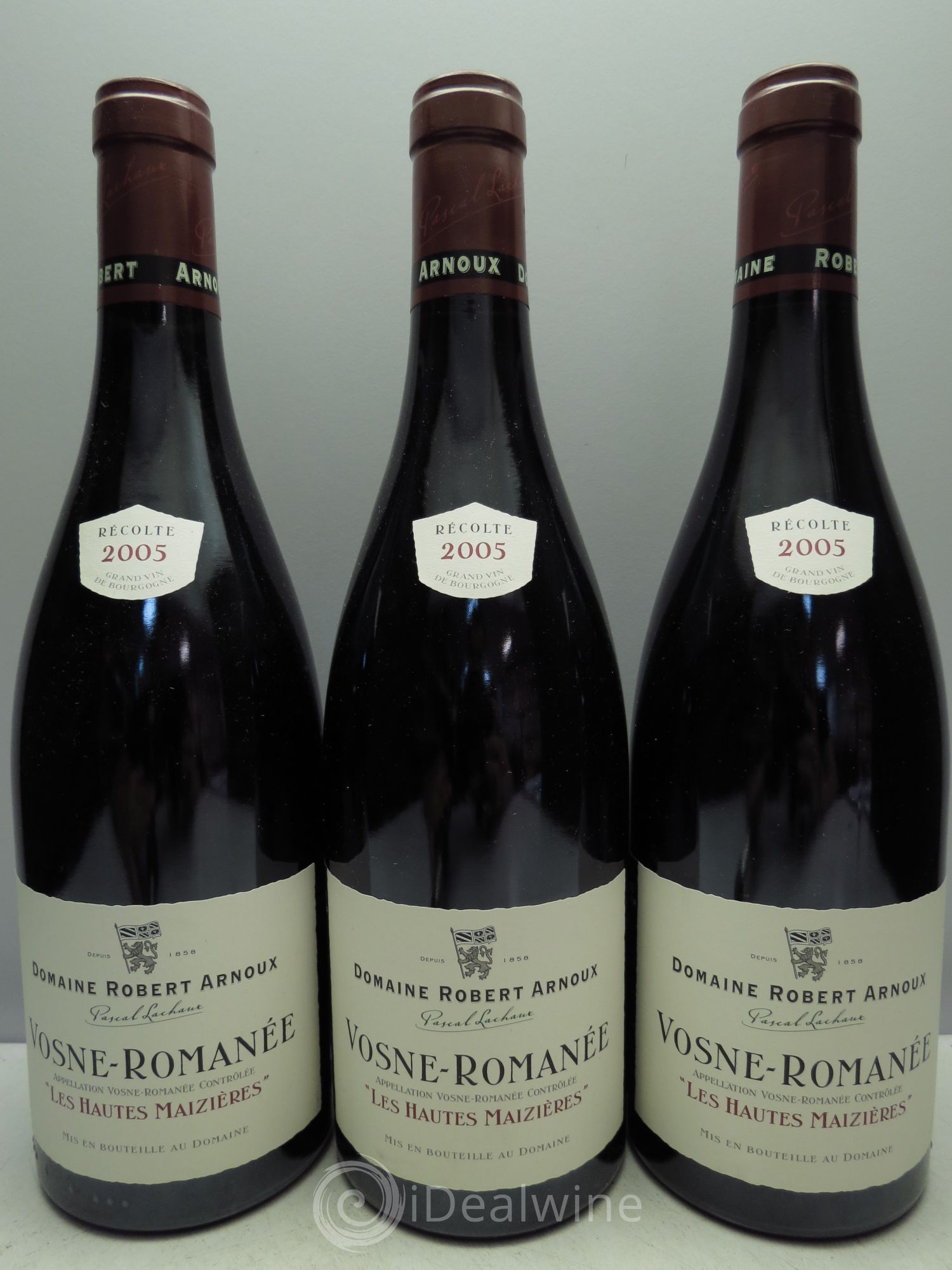 Vosne-Romanée Les Hautes Mazières - Domaine Arnoux-Lachaux 2005 - Posten von 3 Flaschen - 0