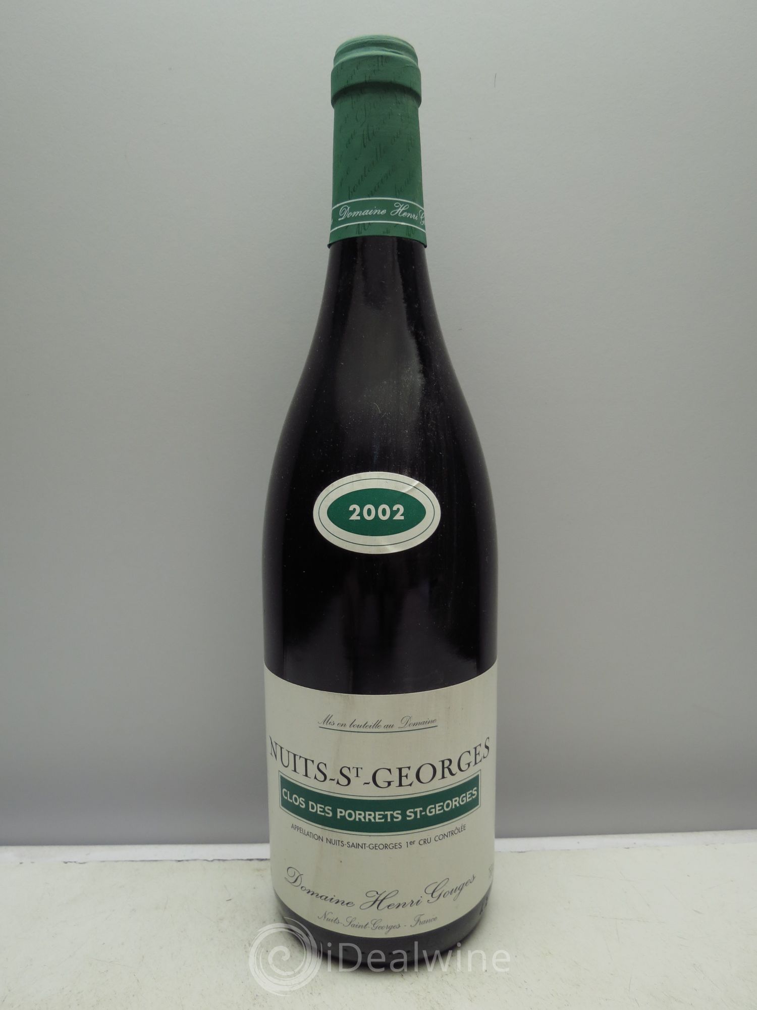 Nuits-Saint-Georges 1er Cru Clos des Porrets St Georges Henri Gouges 2002 - Posten von 1 Flasche - 0