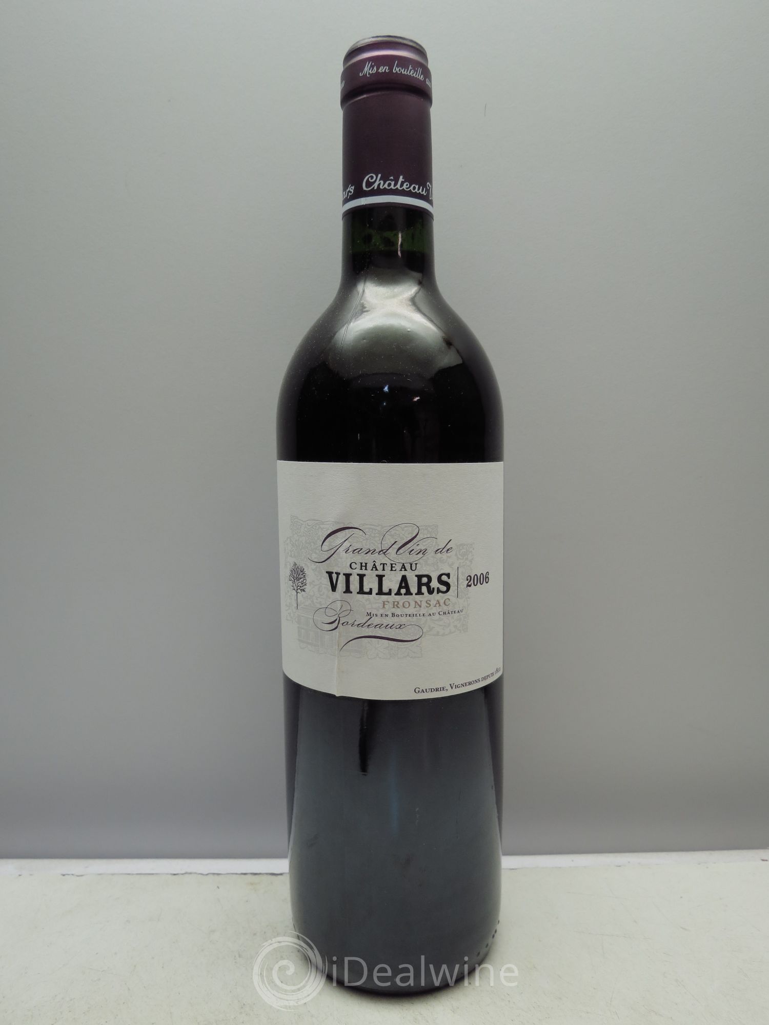 Fronsac Château Villars 2006 - Lot de 6 bouteilles - 0