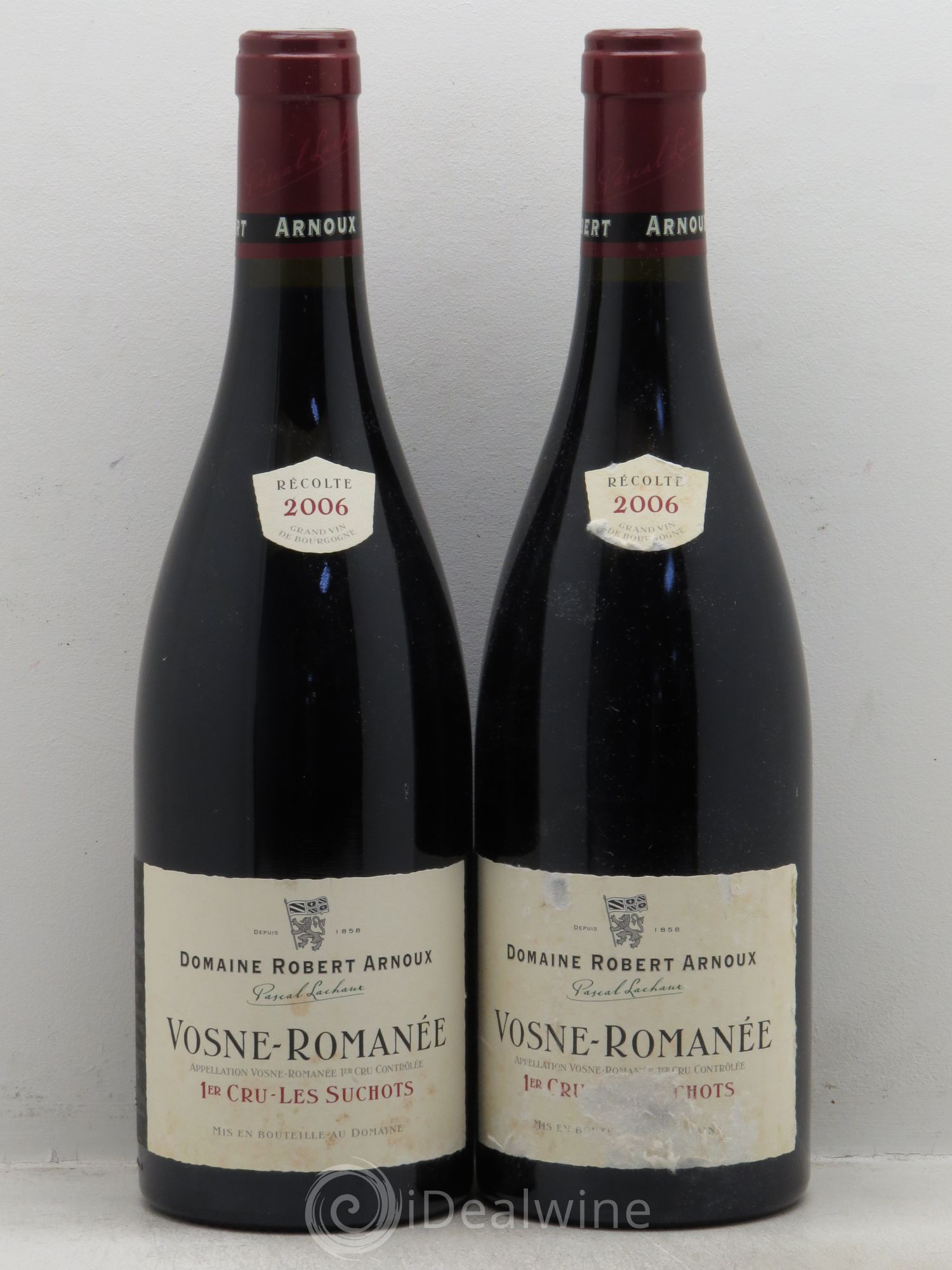 Vosne-Romanée 1er Cru Les Suchots Arnoux-Lachaux (Domaine) (sans prix de réserve) 2006 - Lot de 2 bouteilles - 0
