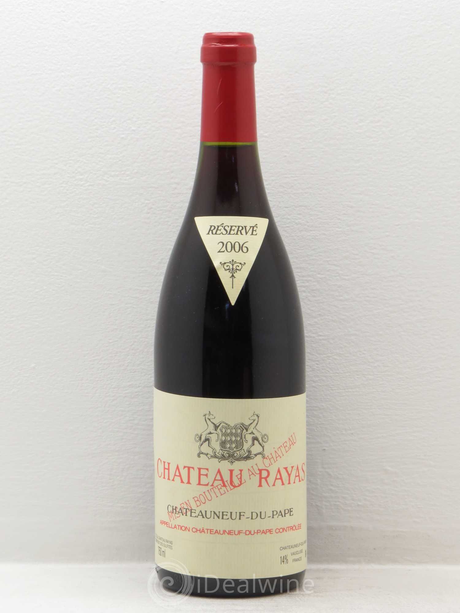 Châteauneuf-du-Pape Château Rayas Emmanuel Reynaud 2006 - Lot de 1 bouteille - 0