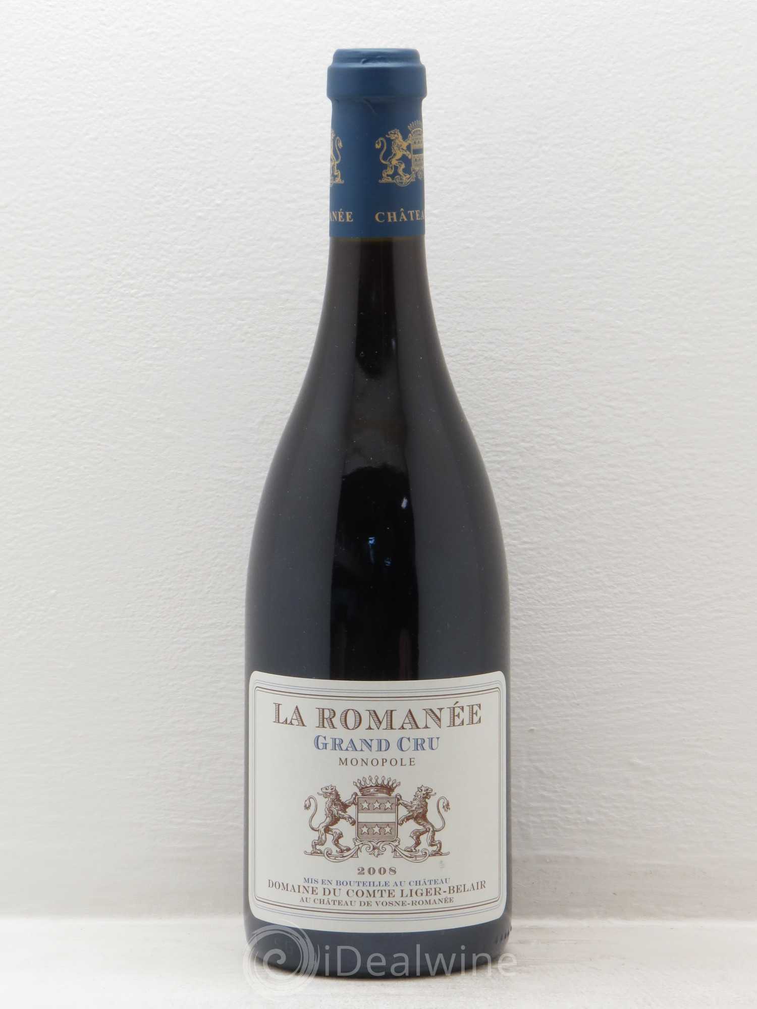 La Romanée Grand Cru Comte Liger-Belair (Domaine du) 2008 - Lot de 1 bouteille - 0
