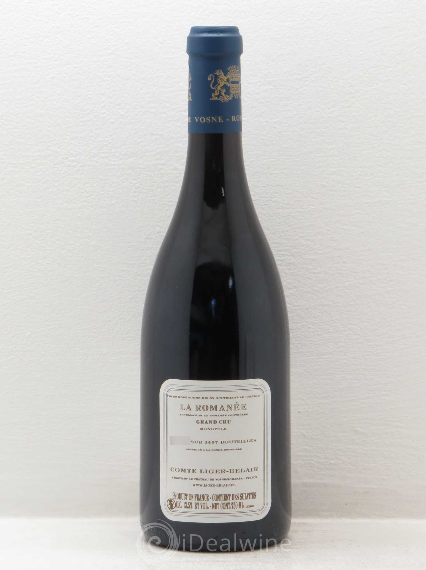 La Romanée Grand Cru Comte Liger-Belair (Domaine du) 2009 - Lot de 1 bouteille - 1