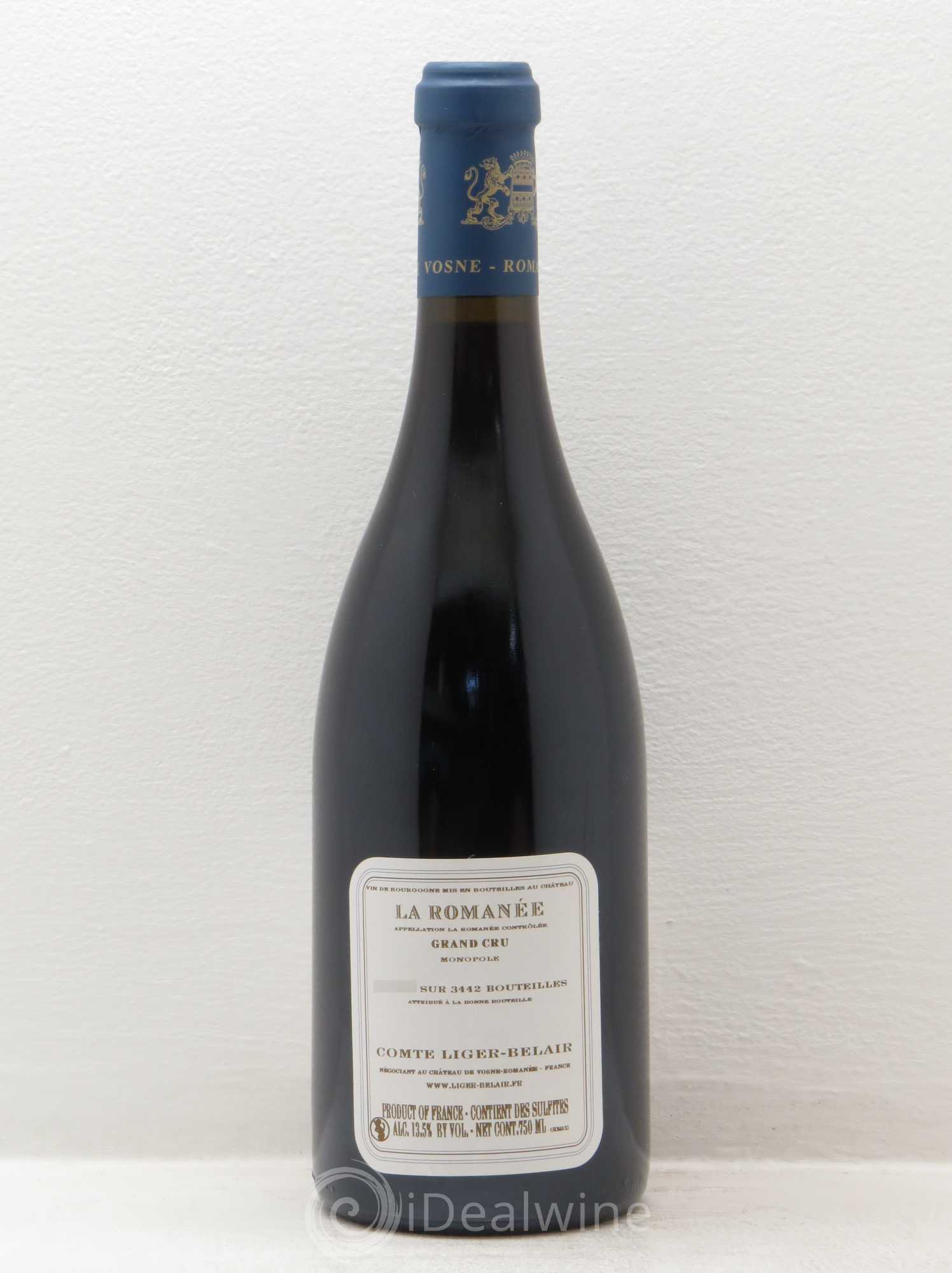 La Romanée Grand Cru Comte Liger-Belair (Domaine du) 2010 - Lot de 1 bouteille - 1