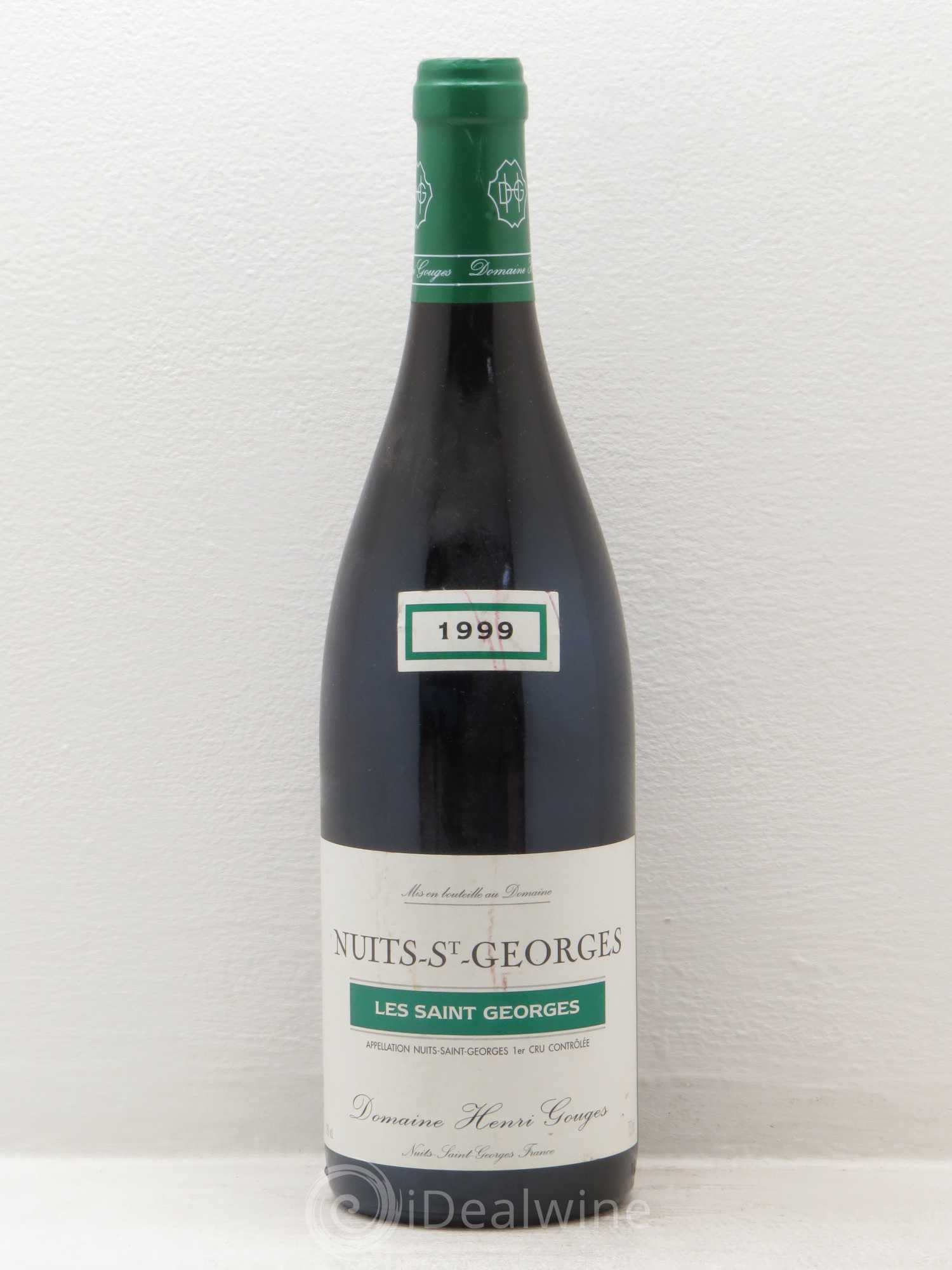 Nuits-Saint-Georges 1er Cru Les Saints Georges Henri Gouges 1999 - Posten von 1 Flasche - 0