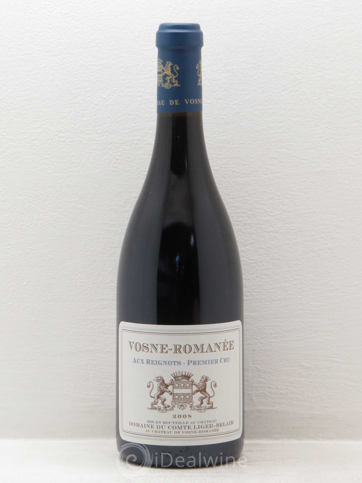 Vosne-Romanée 1er Cru Aux Reignots Ch. de Vosne-Romanée Comte Liger-Belair (Domaine du) 2008 - Lot de 1 bouteille - 0
