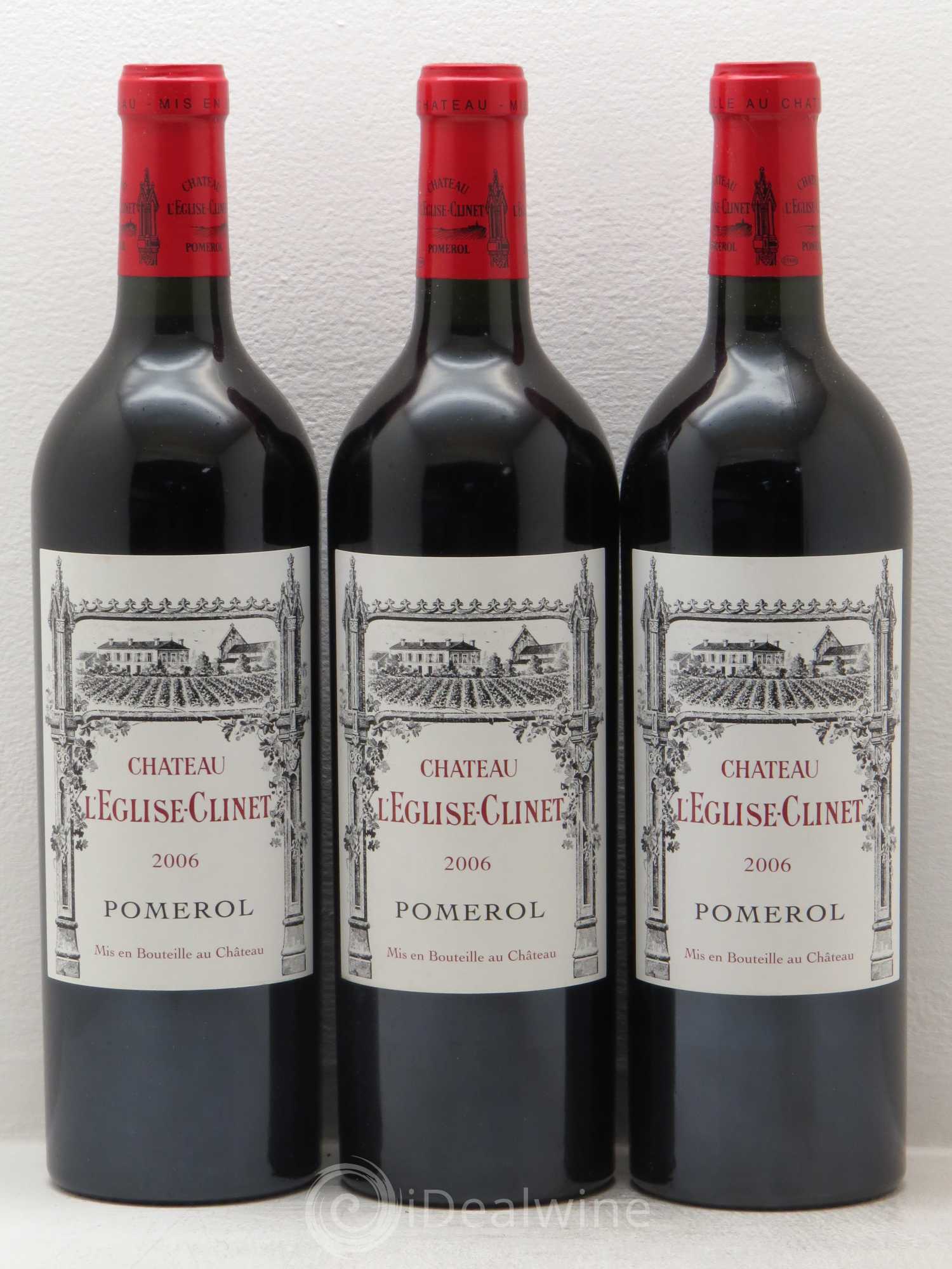 Château l' Église Clinet 2006 - Lot de 3 bouteilles - 0