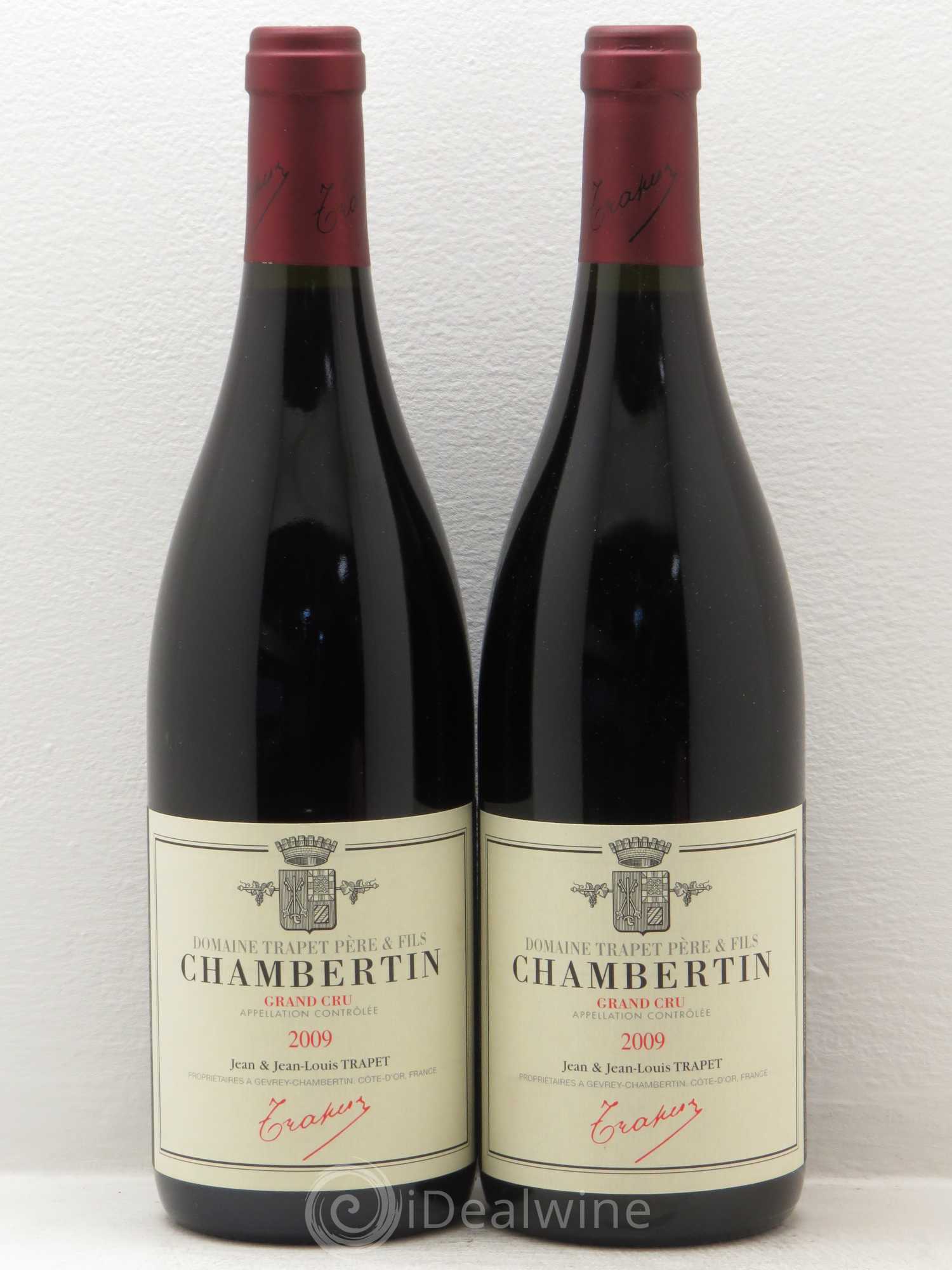 Chambertin Grand Cru Domaine Trapet 2009 - Lot de 2 bouteilles - 0