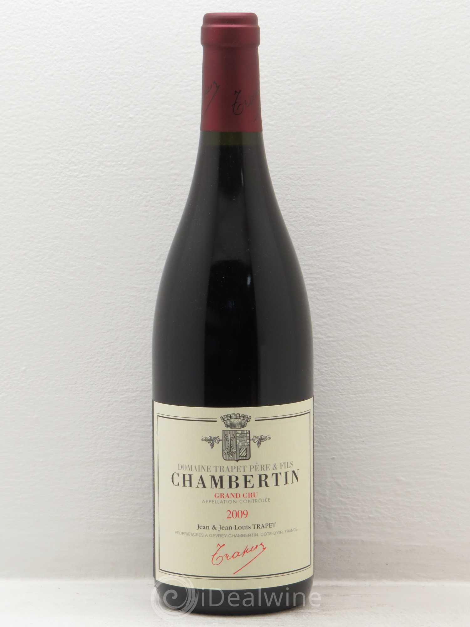 Chambertin Grand Cru Domaine Trapet 2009 - Lot de 1 bouteille - 0