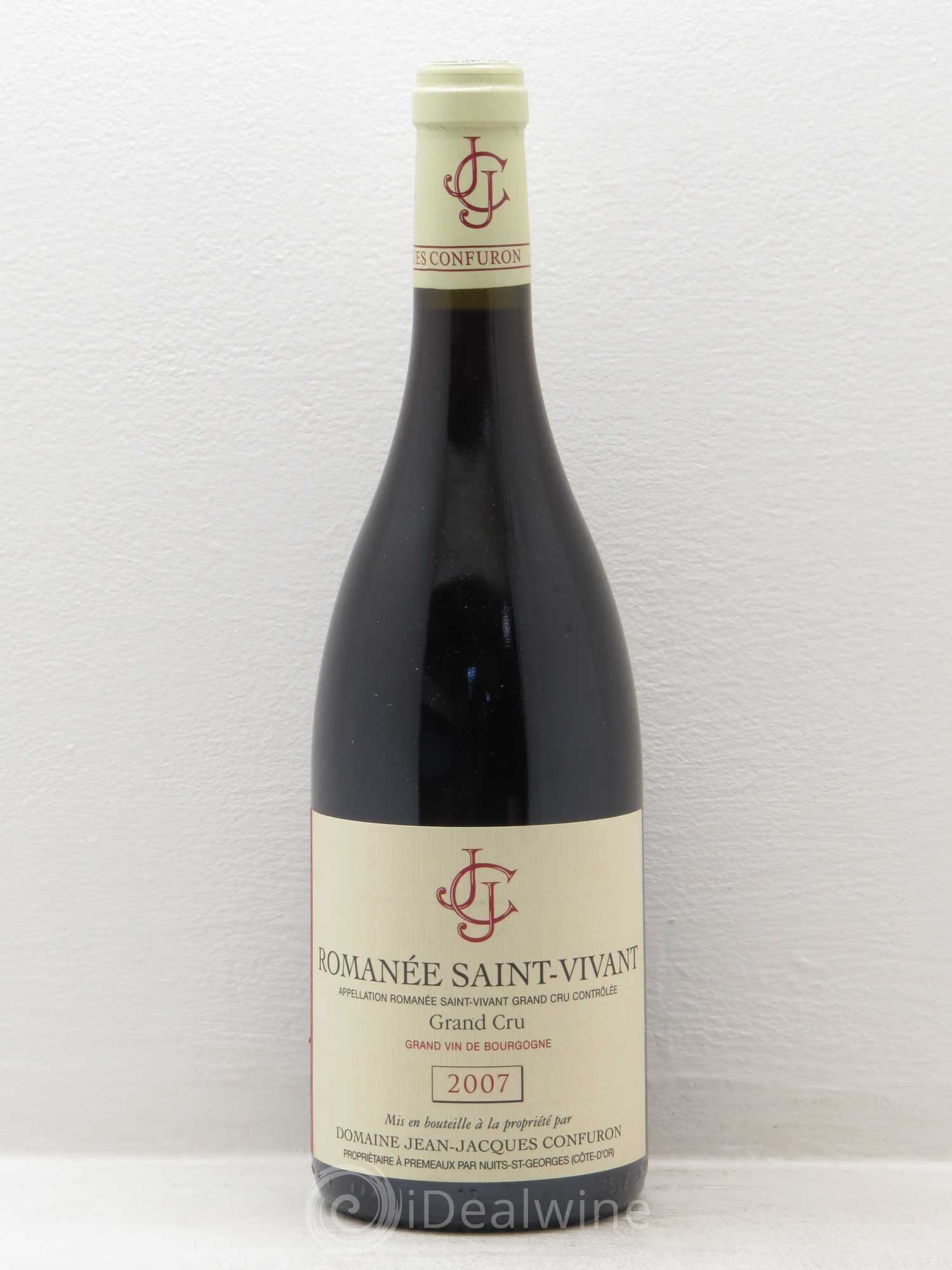Romanée-Saint-Vivant Grand Cru Jean-Jacques Confuron 2007 - Lot de 1 bouteille - 0