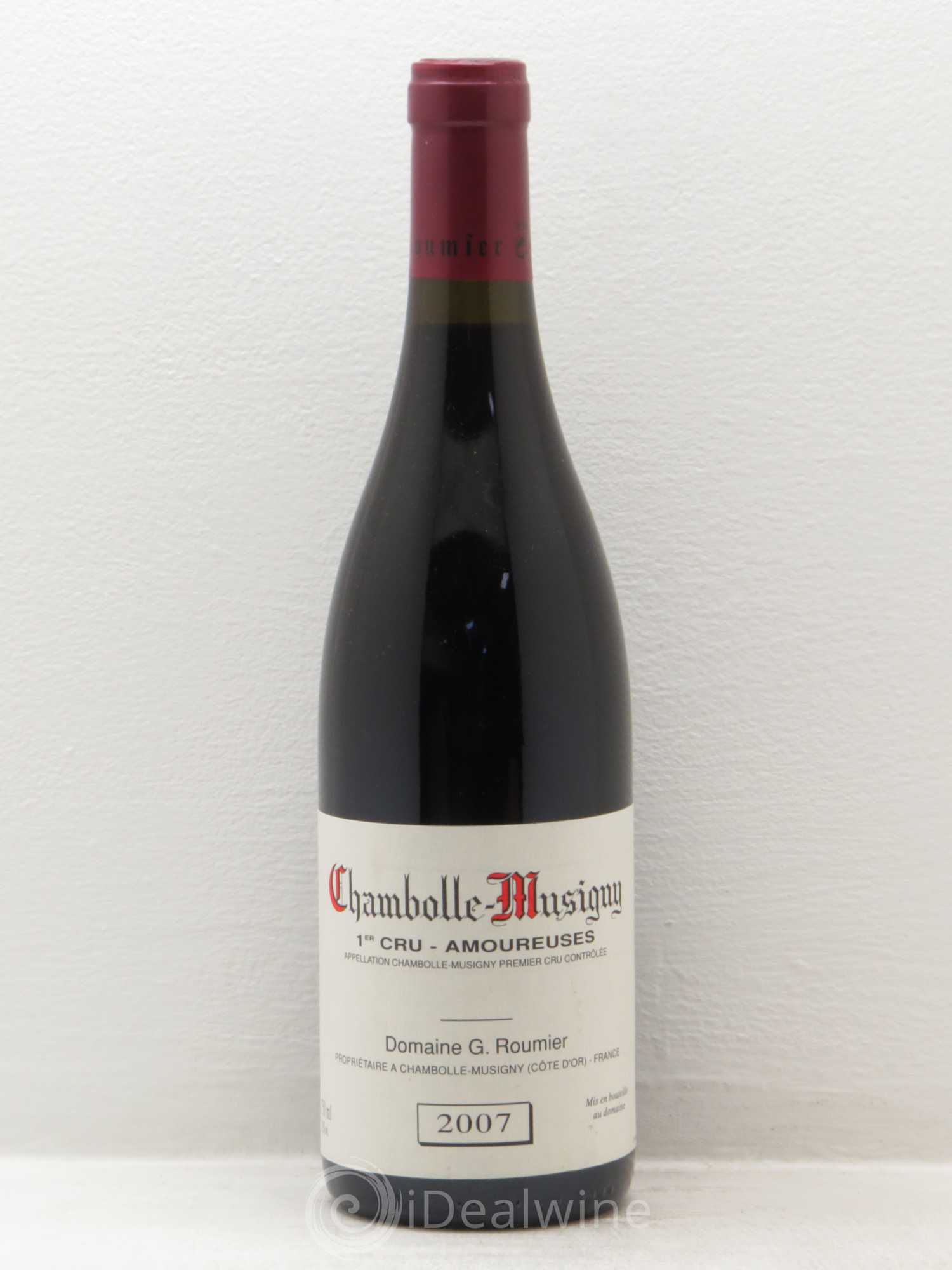 Chambolle-Musigny 1er Cru Les Amoureuses Georges Roumier (Domaine) 2007 - Lot de 1 bouteille - 0