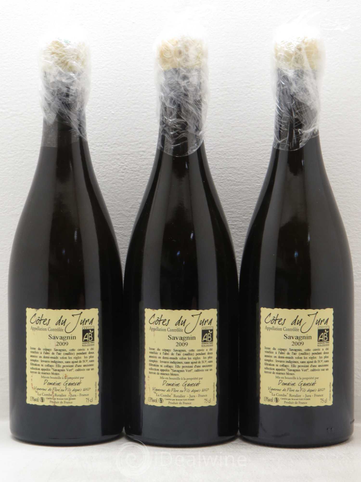 Côtes du Jura Les Chalasses Marnes Bleues Jean-François Ganevat (Domaine) 2009 - Lot de 3 bouteilles - 1