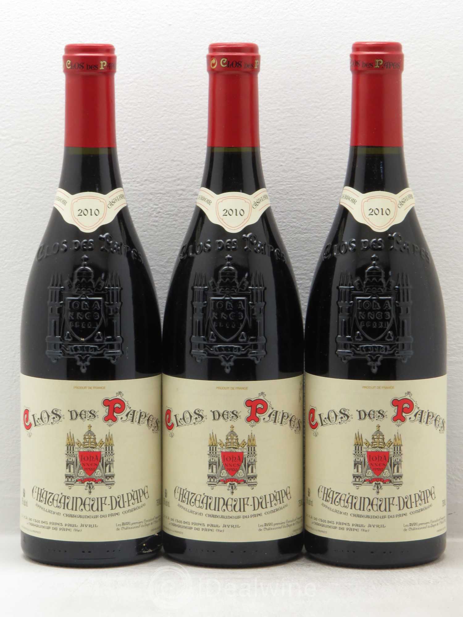 Châteauneuf-du-Pape Clos des Papes - Paul Avril 2010 - Lot de 12 bouteilles - 3