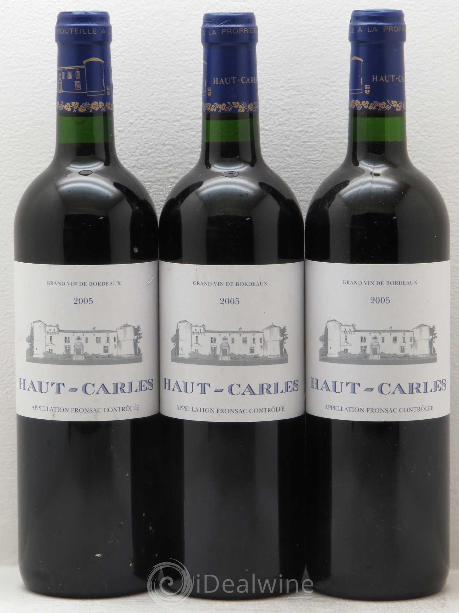 Haut Carles 2005 - Lot de 3 bouteilles - 0