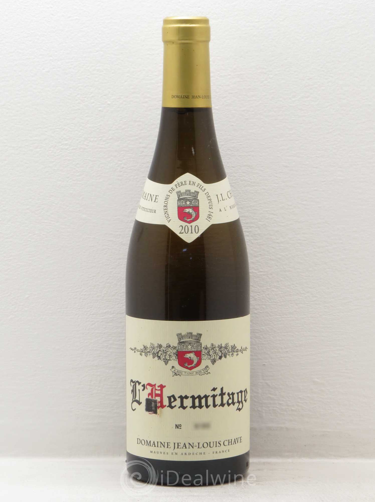 Hermitage Jean-Louis Chave 2010 - Lot de 1 bouteille - 0