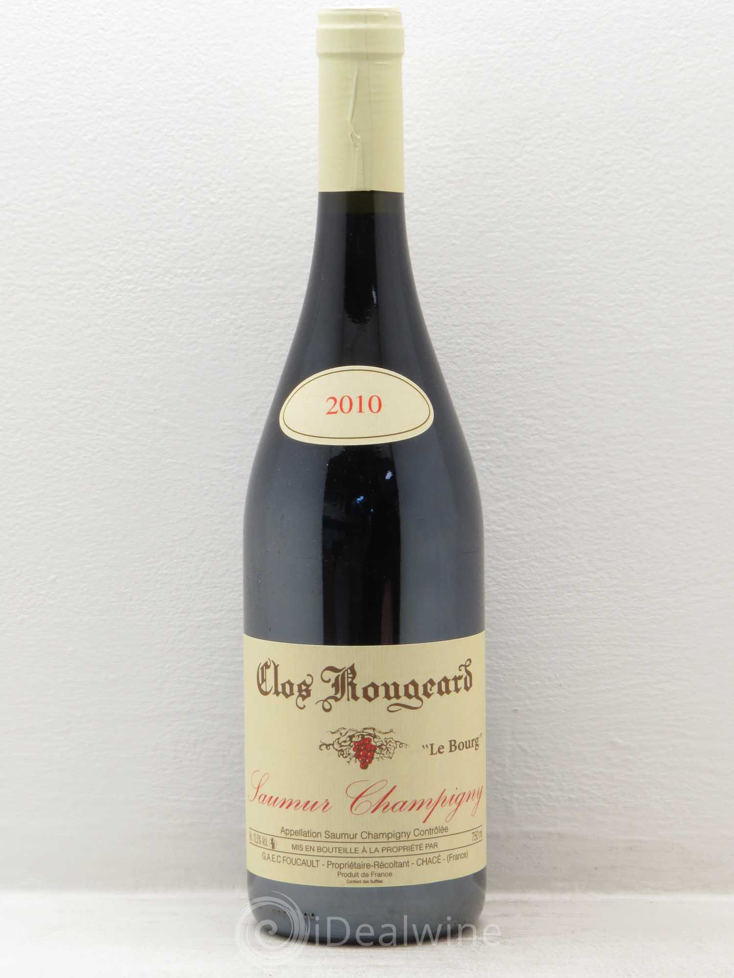 Saumur-Champigny Le Bourg Clos Rougeard 2010 - Lot de 1 bouteille - 0