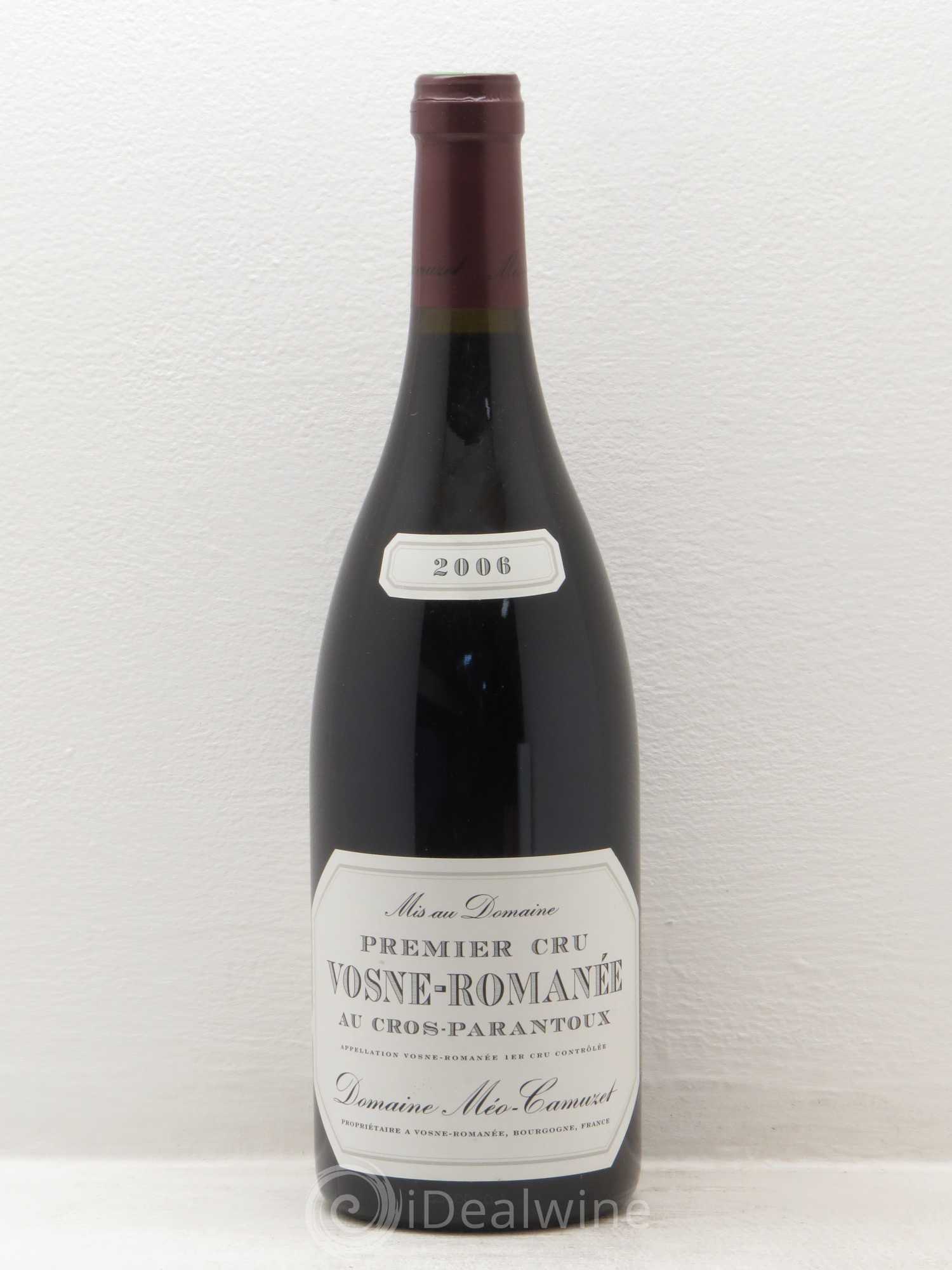Vosne-Romanée 1er Cru Au Cros Parantoux Méo-Camuzet (Domaine) 2006 - Lot de 1 bouteille - 0