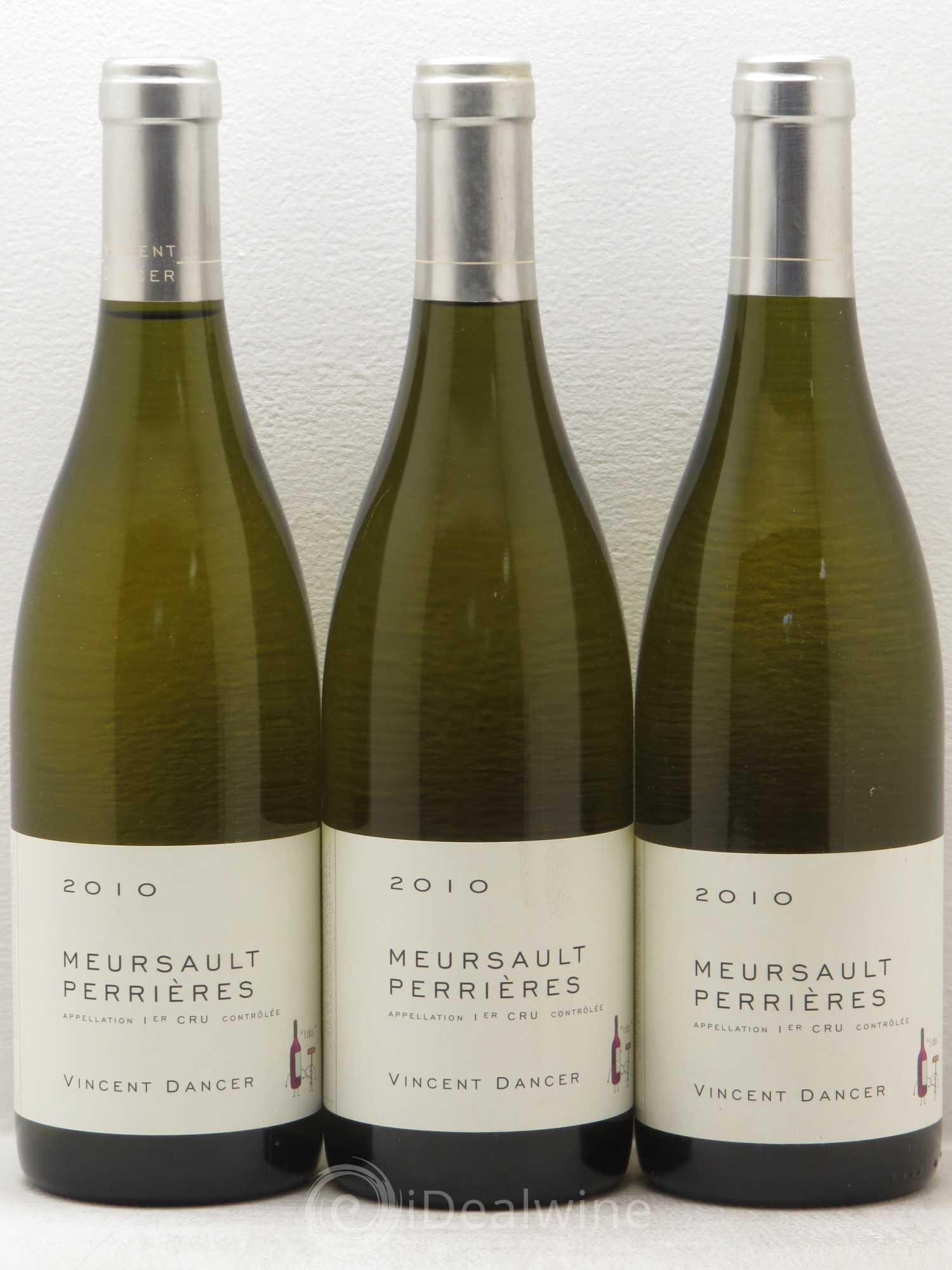 Meursault 1er Cru Perrières Vincent Dancer 2010 - Lot de 3 bouteilles - 0