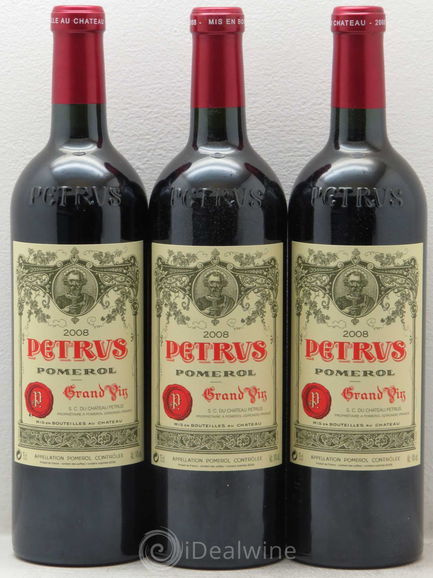 Petrus 2008 - Posten von 3 Flaschen - 0