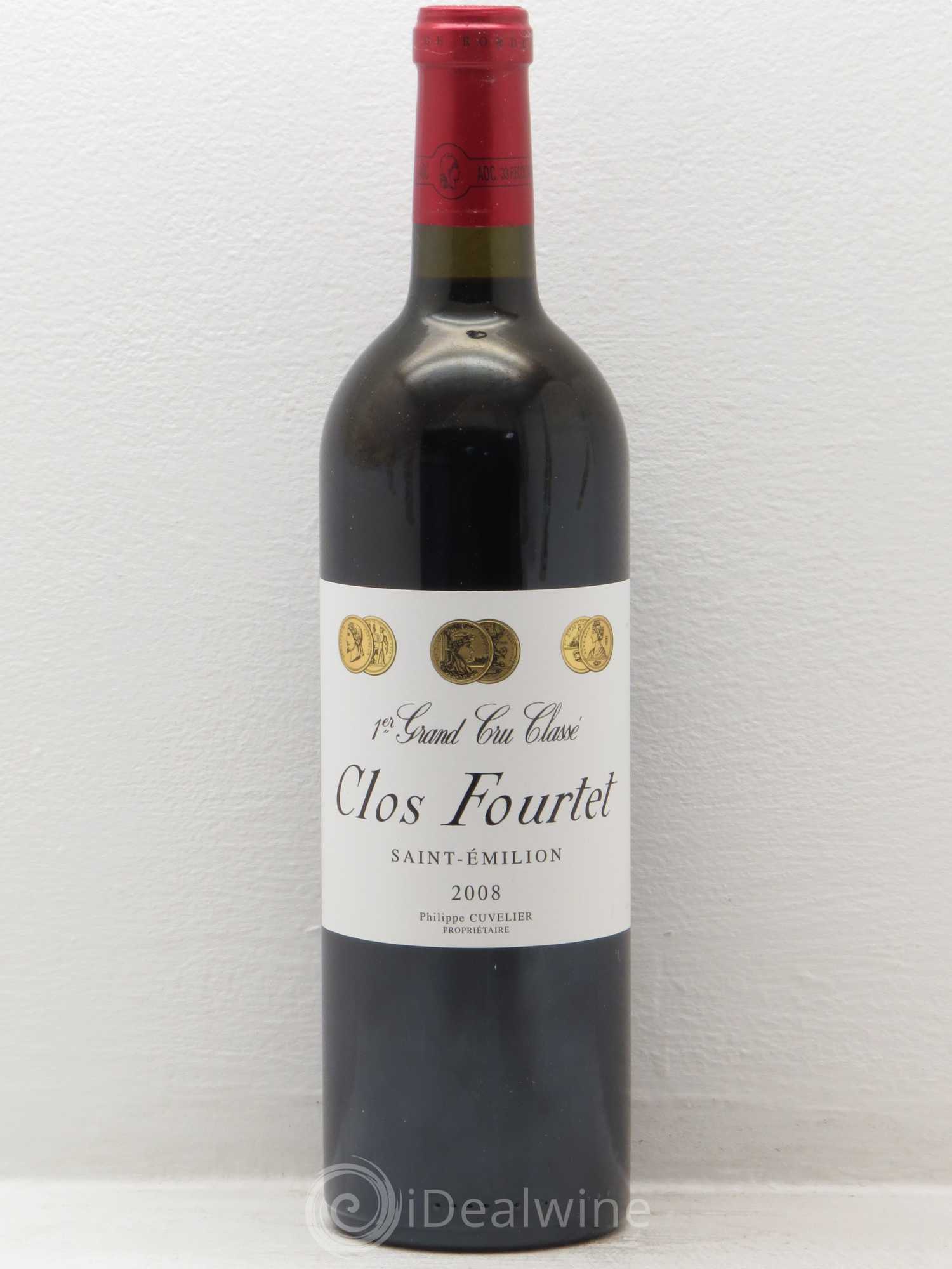 Clos Fourtet 1er Grand Cru Classé B 2008 - Lot de 6 bouteilles - 0