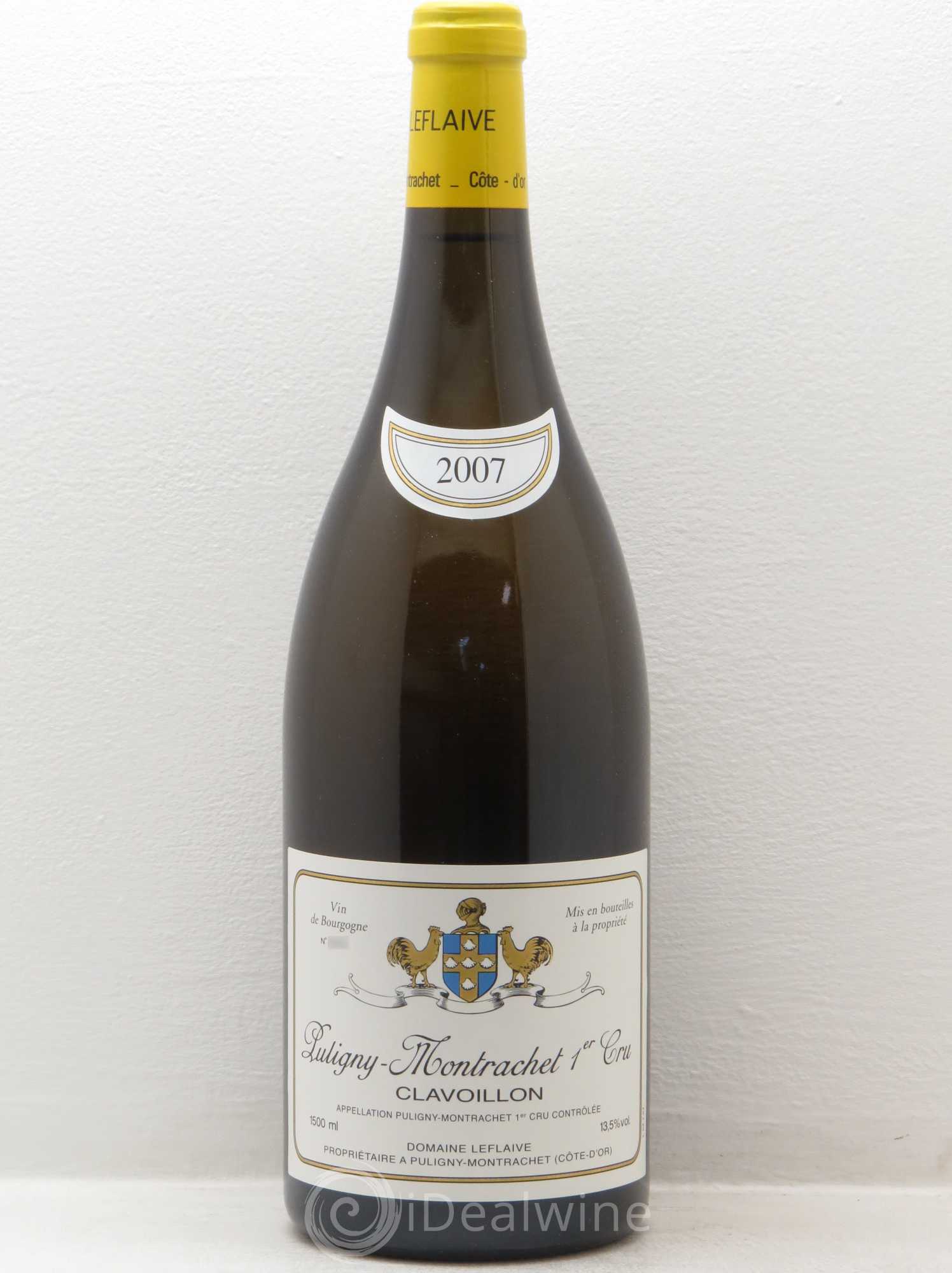 Puligny-Montrachet 1er Cru Clavoillon Leflaive (Domaine) 2007 - Lot de 1 magnum - 0